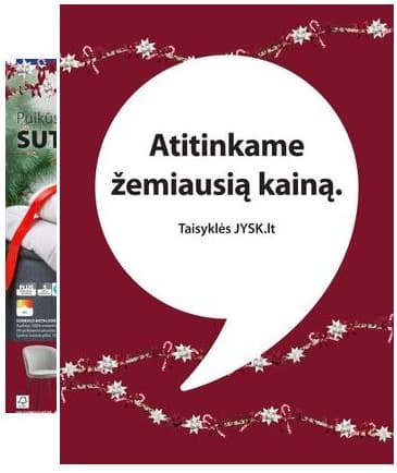 JYSK - Jysk akcijų leidinys 2025-12-02 – 2025-12-15