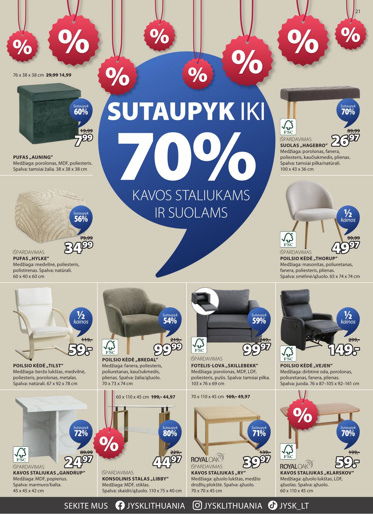 JYSK - Jysk akcijų leidinys | 2026-01-06 - 2026-01-19 22 puslapis