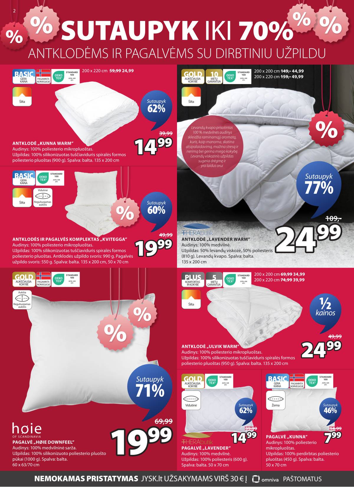 JYSK - Jysk akcijų leidinys | 2026-01-06 - 2026-01-19 3 puslapis