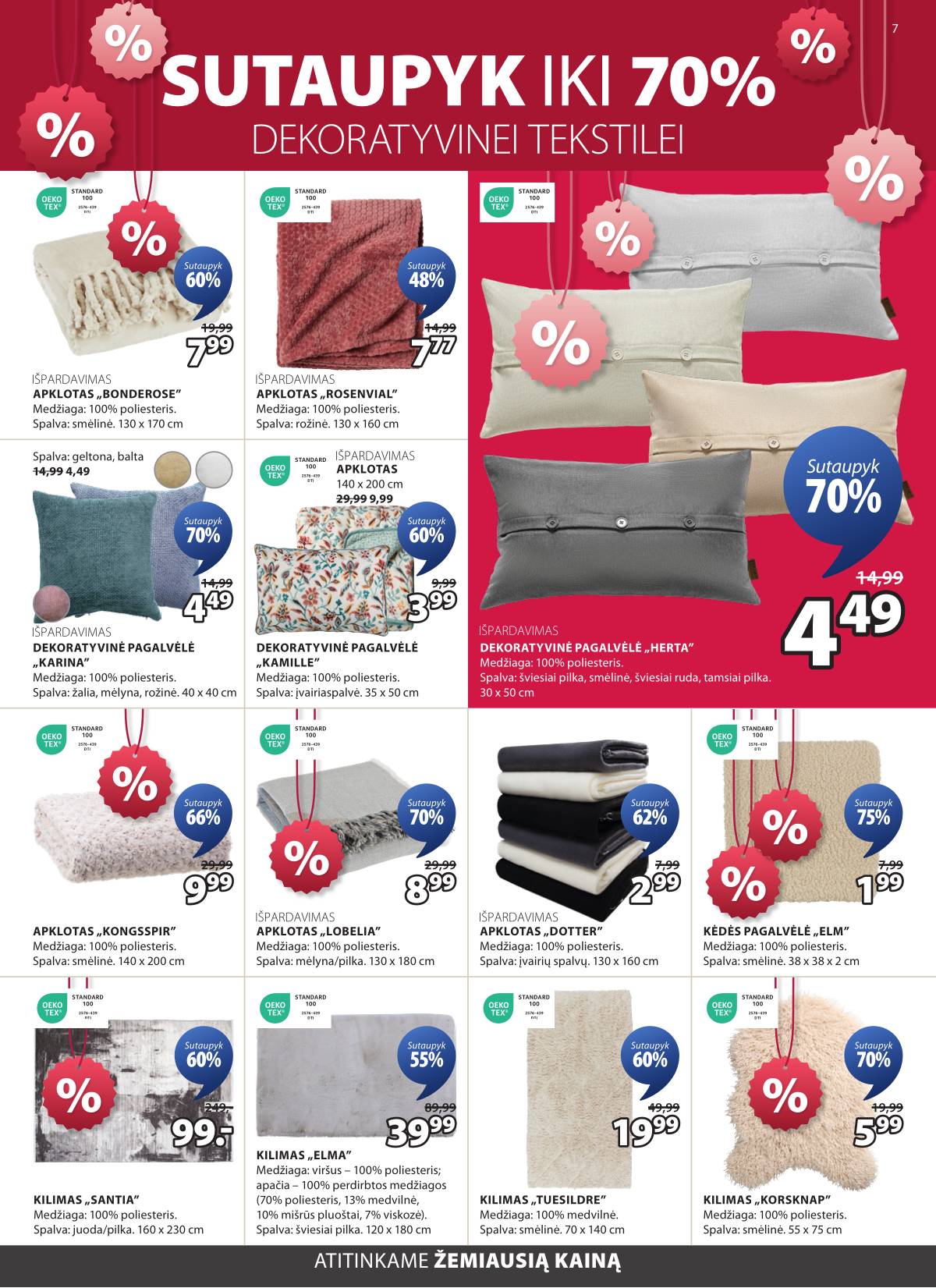 JYSK - Jysk akcijų leidinys | 2026-01-06 - 2026-01-19 8 puslapis