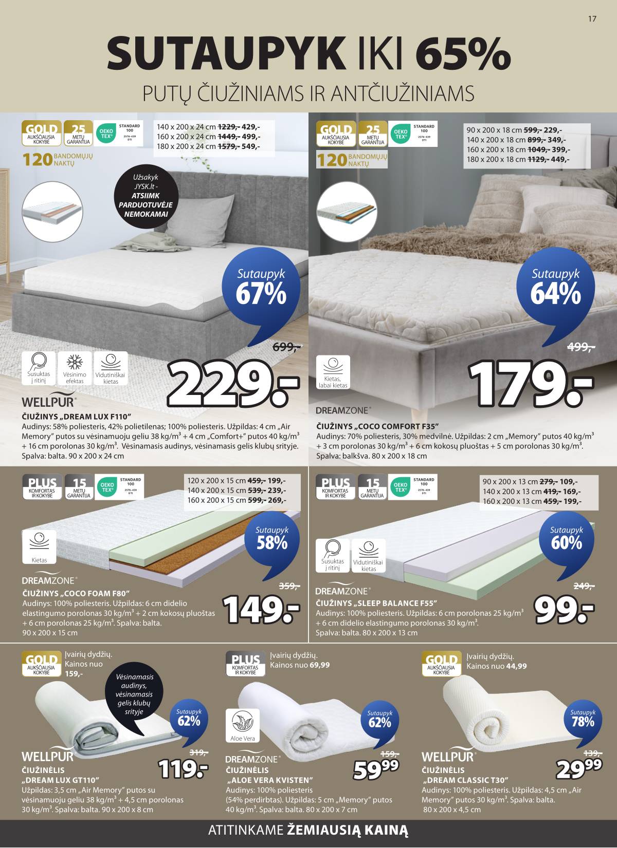 JYSK - Jysk akcijų leidinys |  2026-03-17 - 2026-03-30 18 puslapis