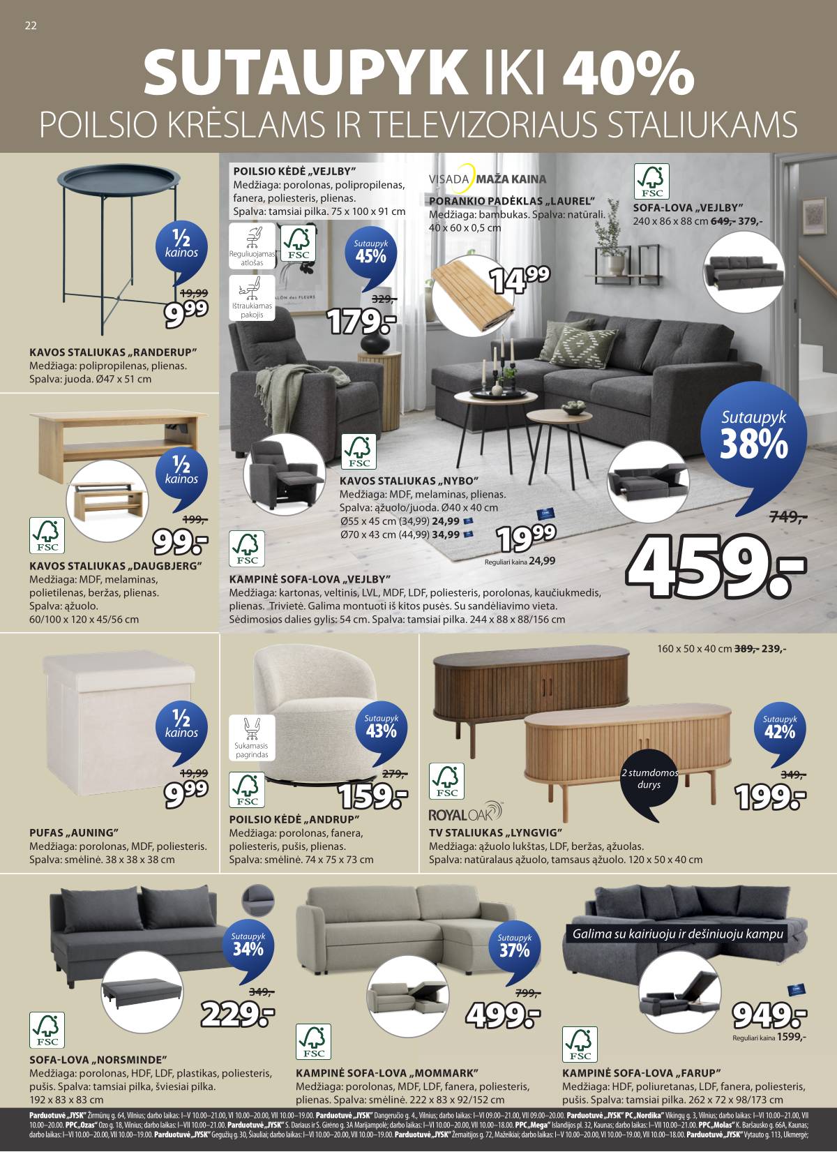 JYSK - Jysk akcijų leidinys |  2026-03-17 - 2026-03-30 23 puslapis