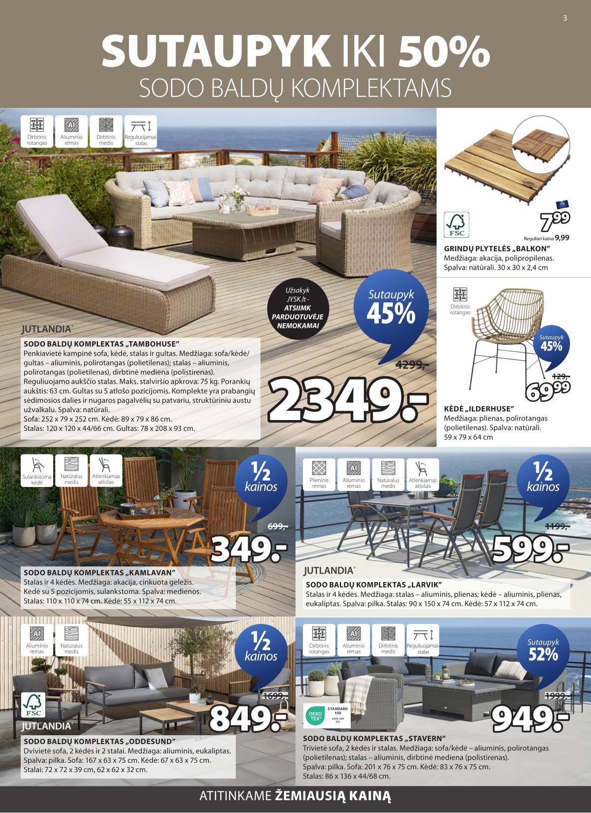 JYSK - Jysk akcijų leidinys |  2026-03-17 - 2026-03-30 4 puslapis