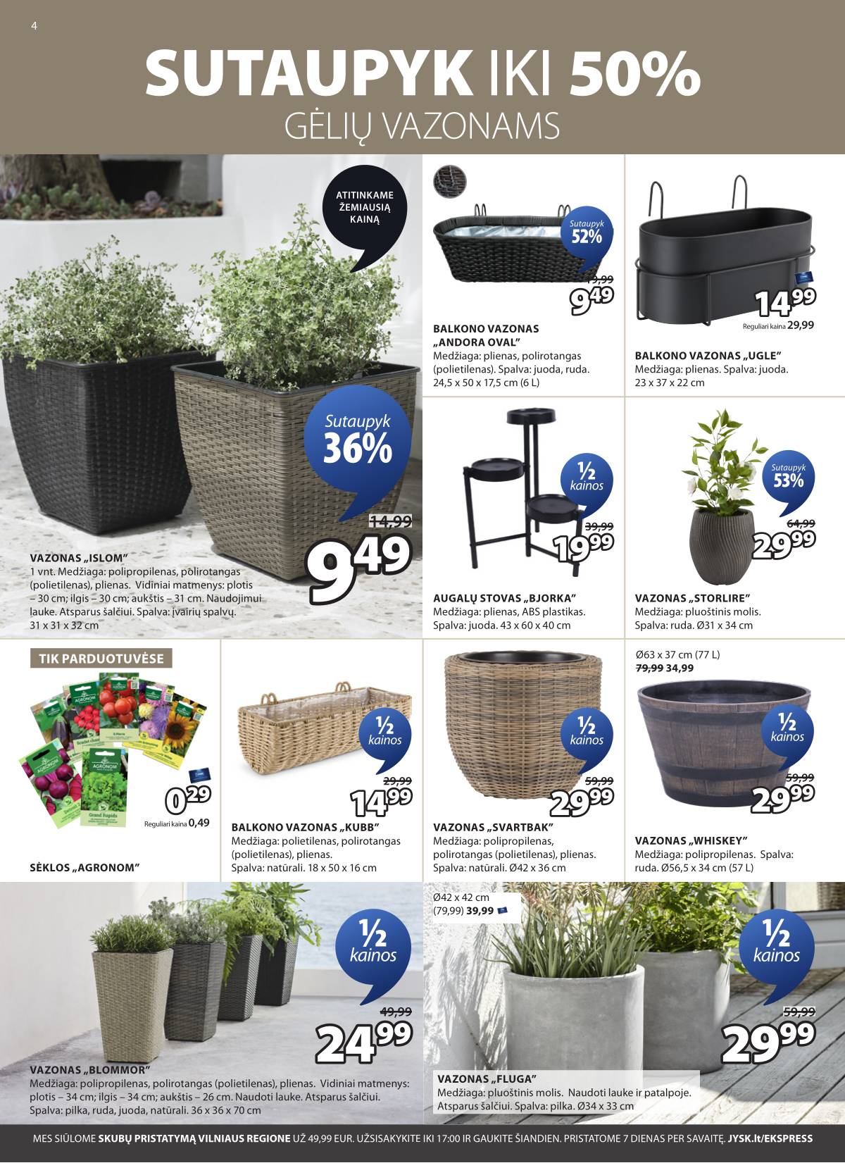 JYSK - Jysk akcijų leidinys |  2026-03-17 - 2026-03-30 5 puslapis