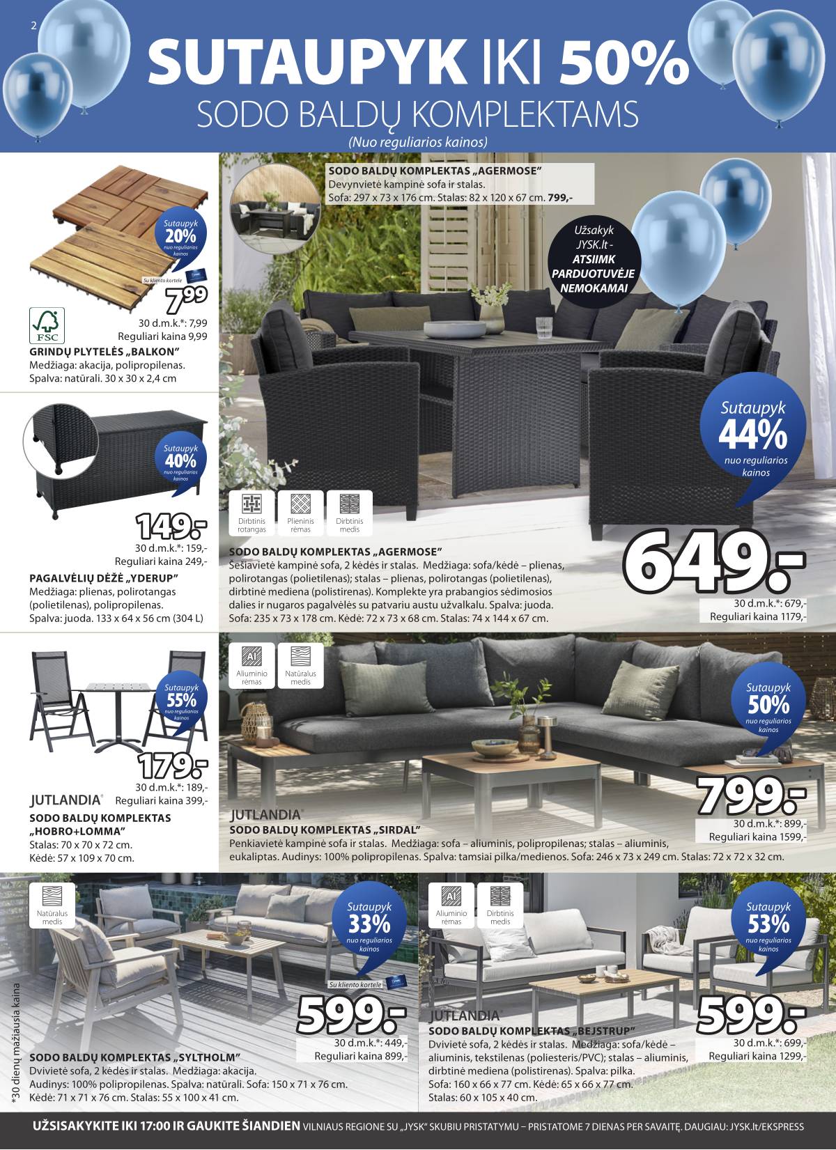 JYSK - Jysk akcijų leidinys | 2026-04-14 - 2026-04-27 3 puslapis