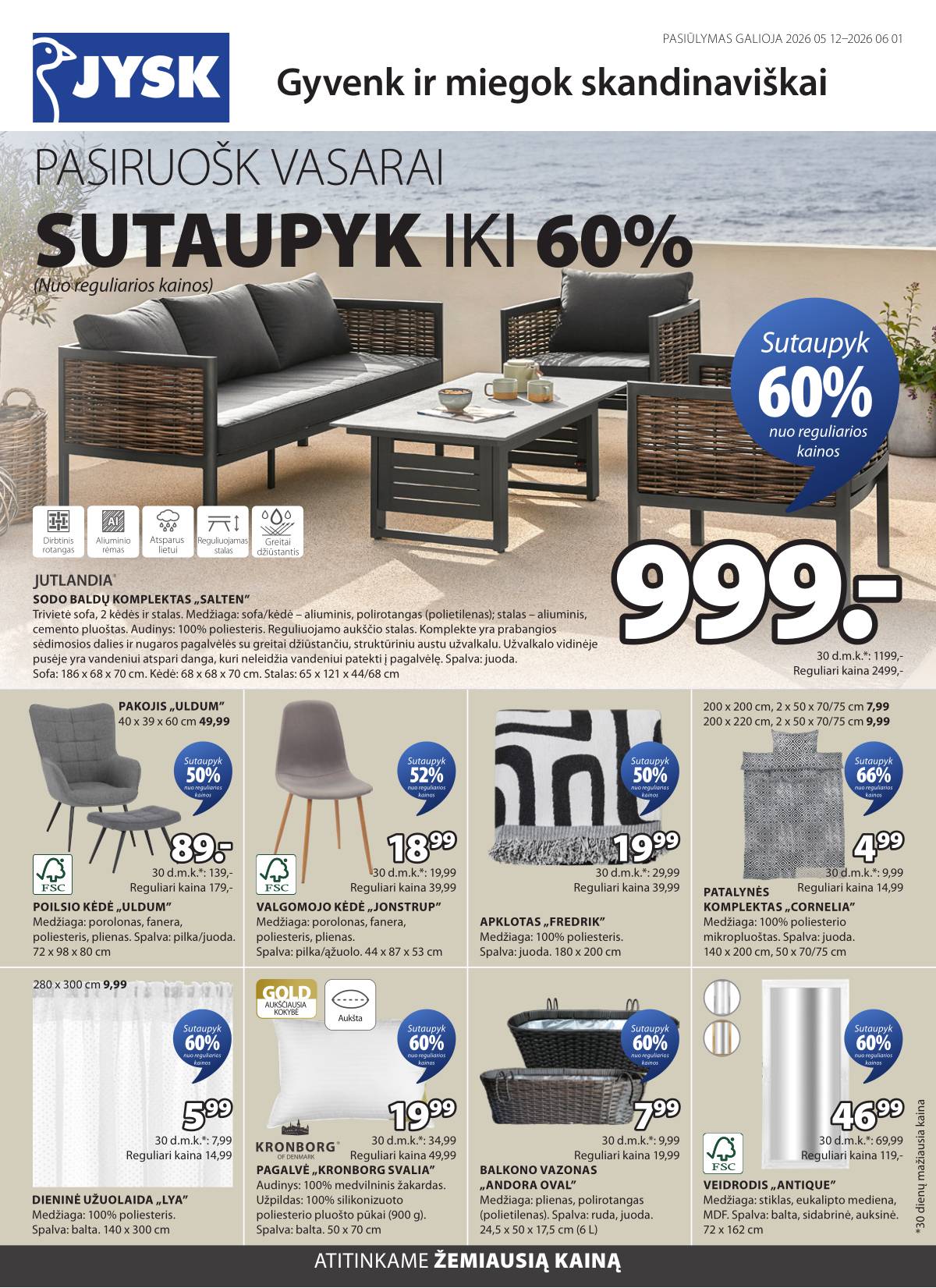 JYSK - Jysk akcijų leidinys 2 puslapis