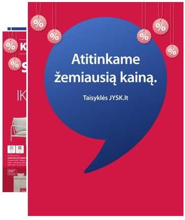 JYSK - Jysk akcijų leidinys | 2026-07-01 - 2026-07-13 IKI 2026-07-13