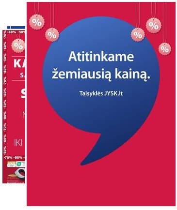 JYSK - Jysk akcijų leidinys | 2026-07-14 - 2026-07-27 2026-07-14 – 2026-07-27