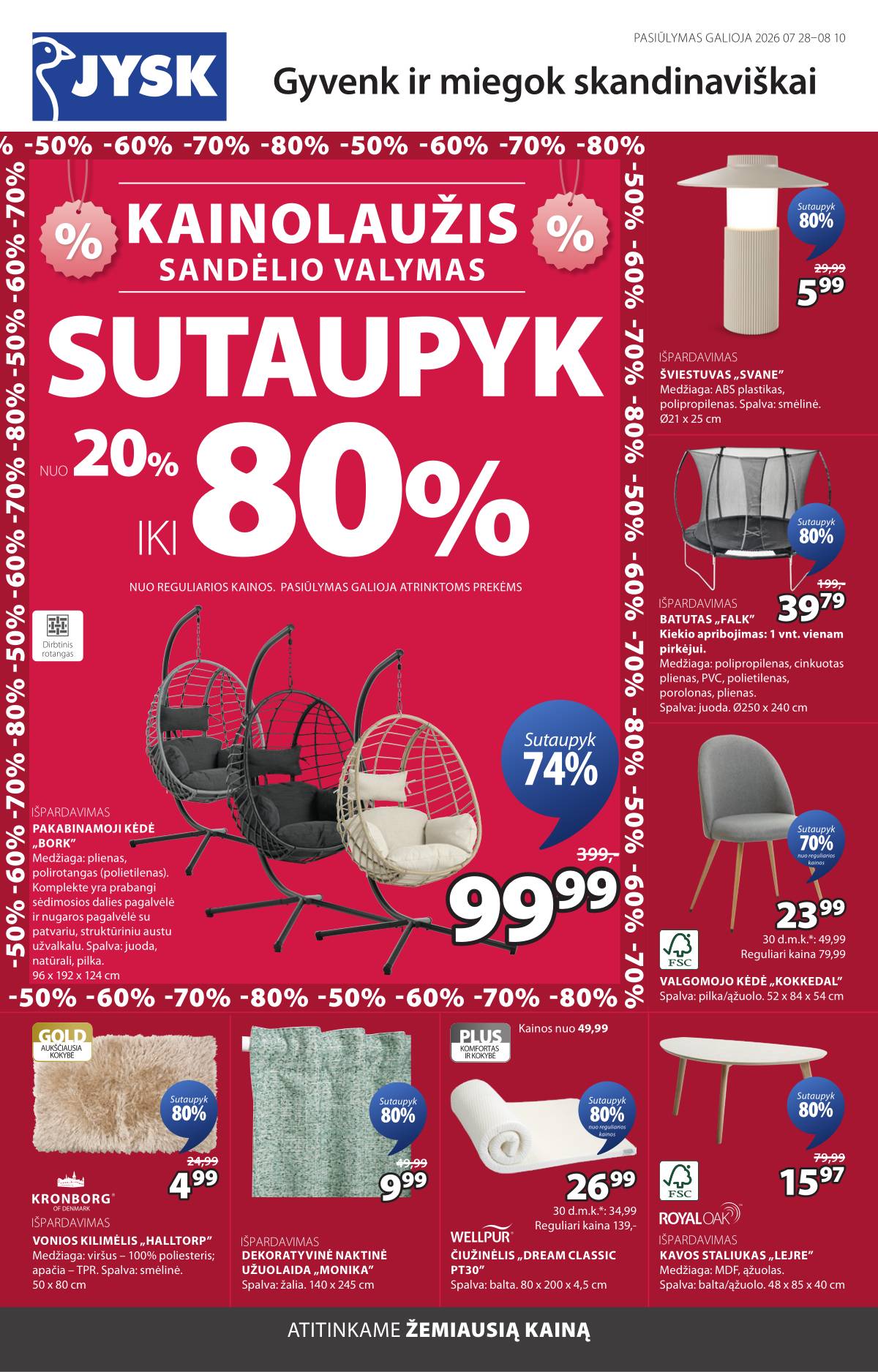 JYSK - Jysk akcijų leidinys 2 puslapis