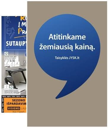 JYSK - Jysk akcijų leidinys 2026-08-25 – 2026-09-07