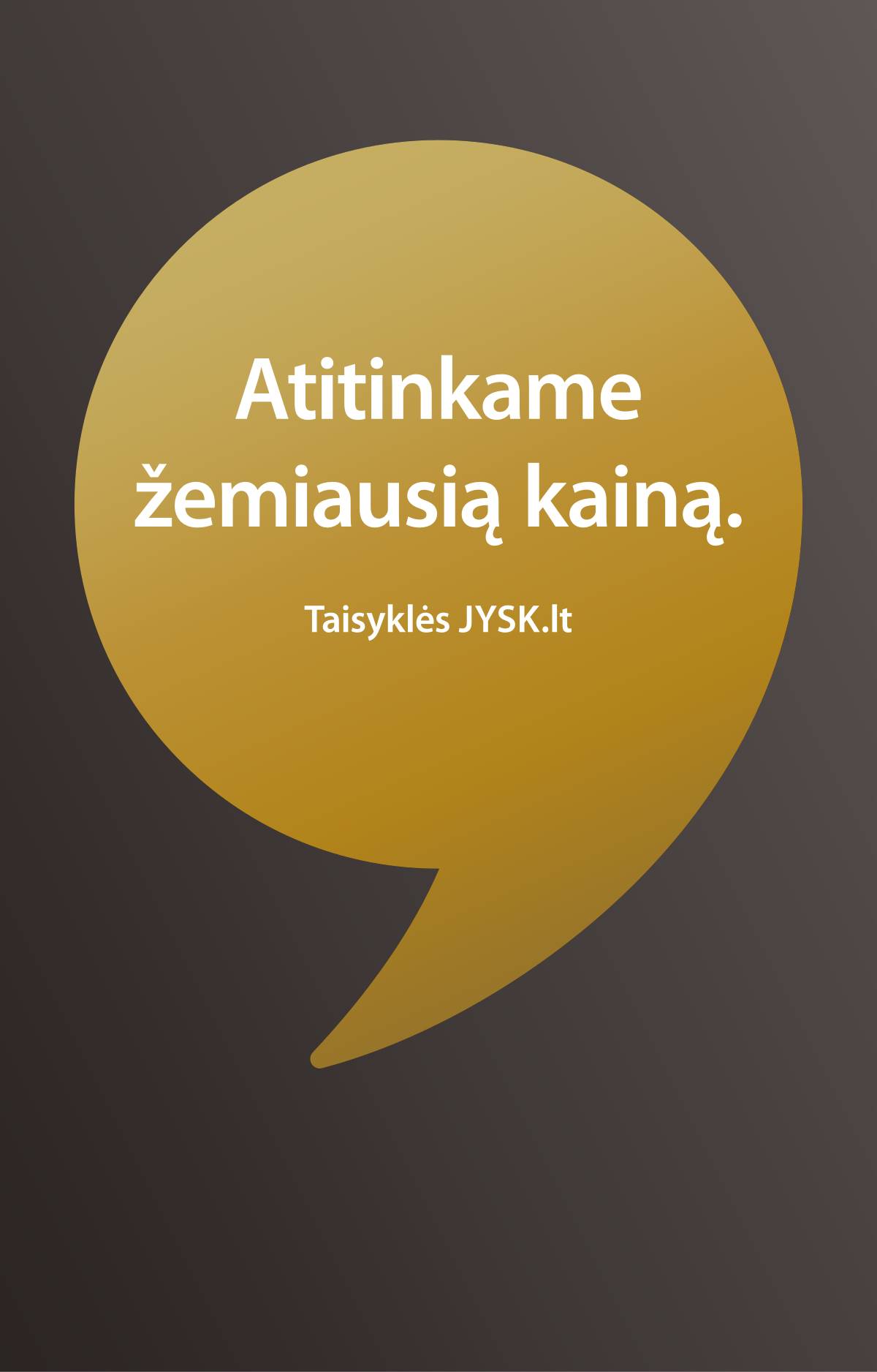 JYSK - Jysk akcijų leidinys 1 puslapis