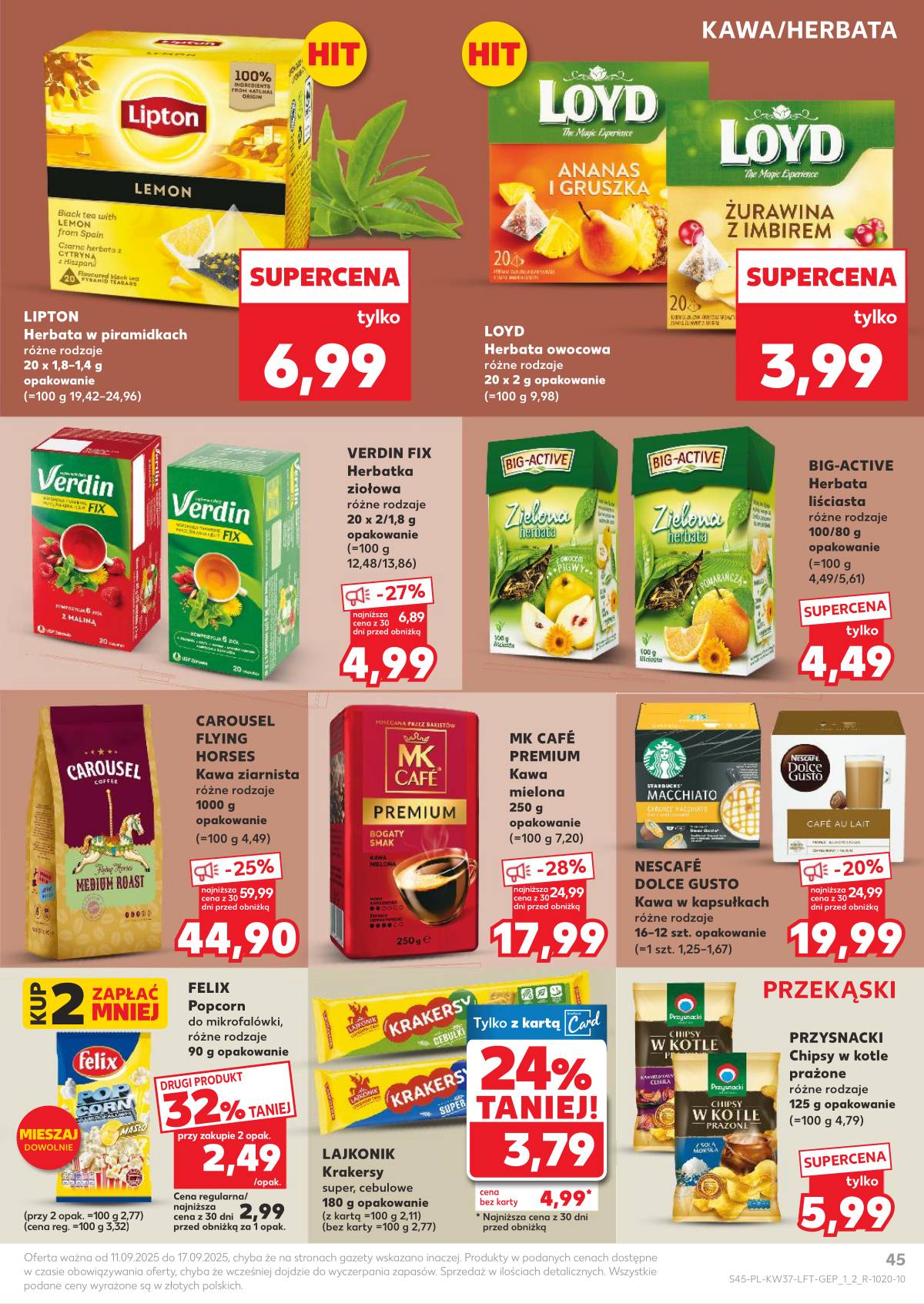 Kaufland - Gazetka tygodnia 45 puslapis