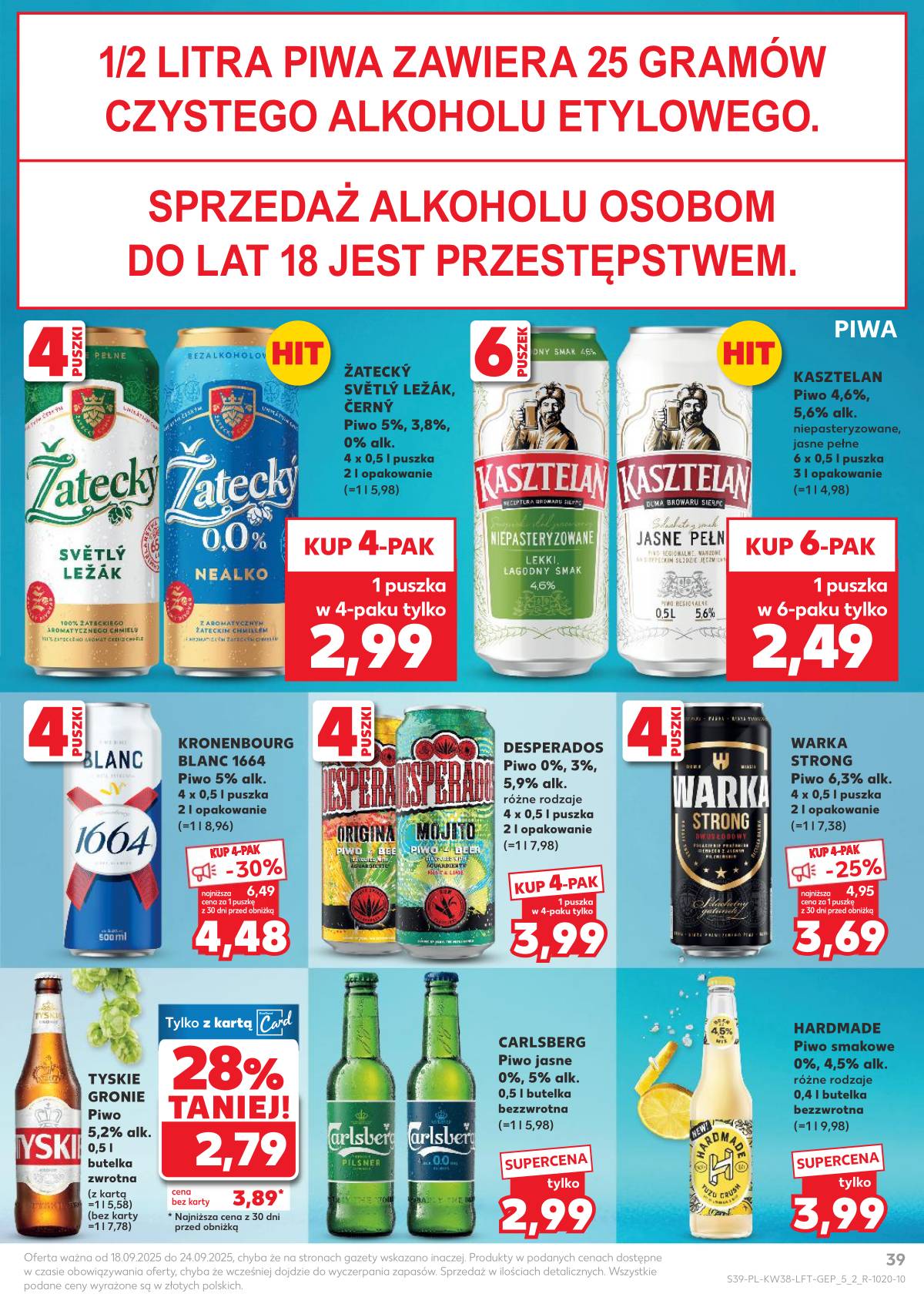 Kaufland - Gazetka tygodnia 39 puslapis