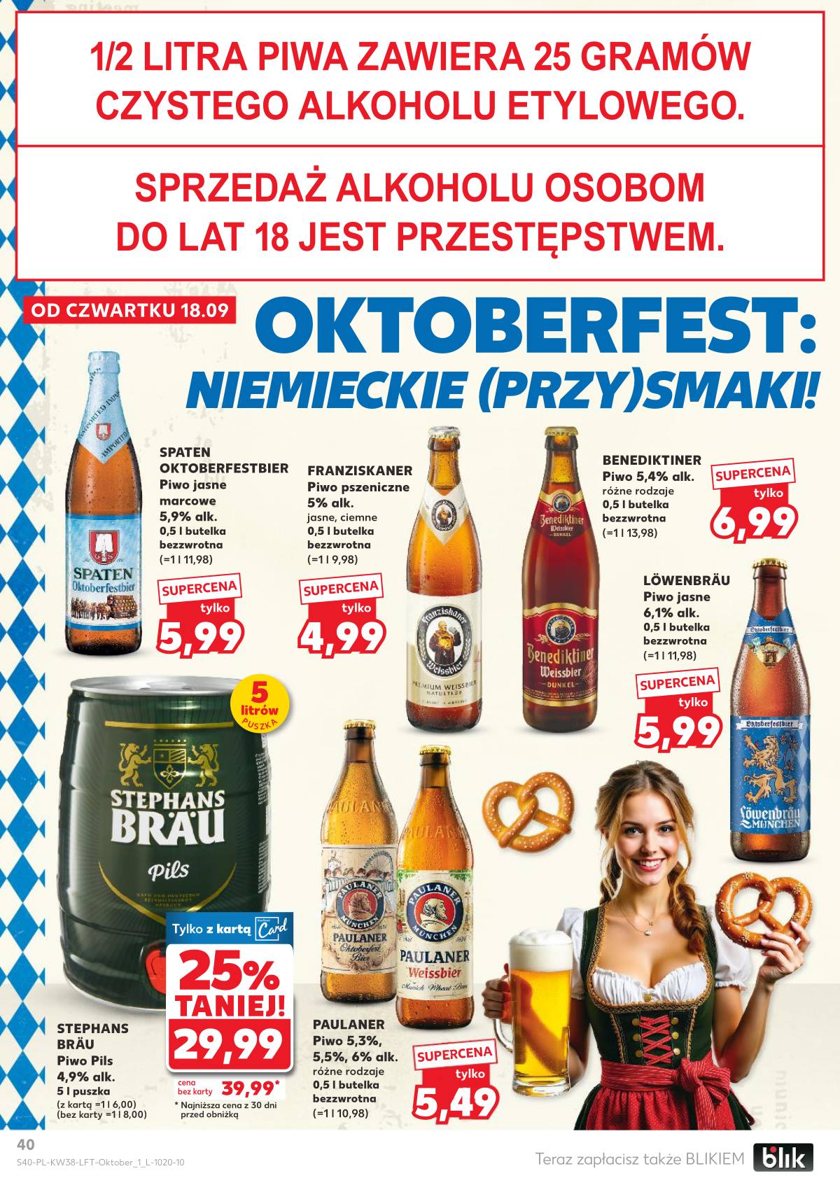 Kaufland - Gazetka tygodnia 40 puslapis