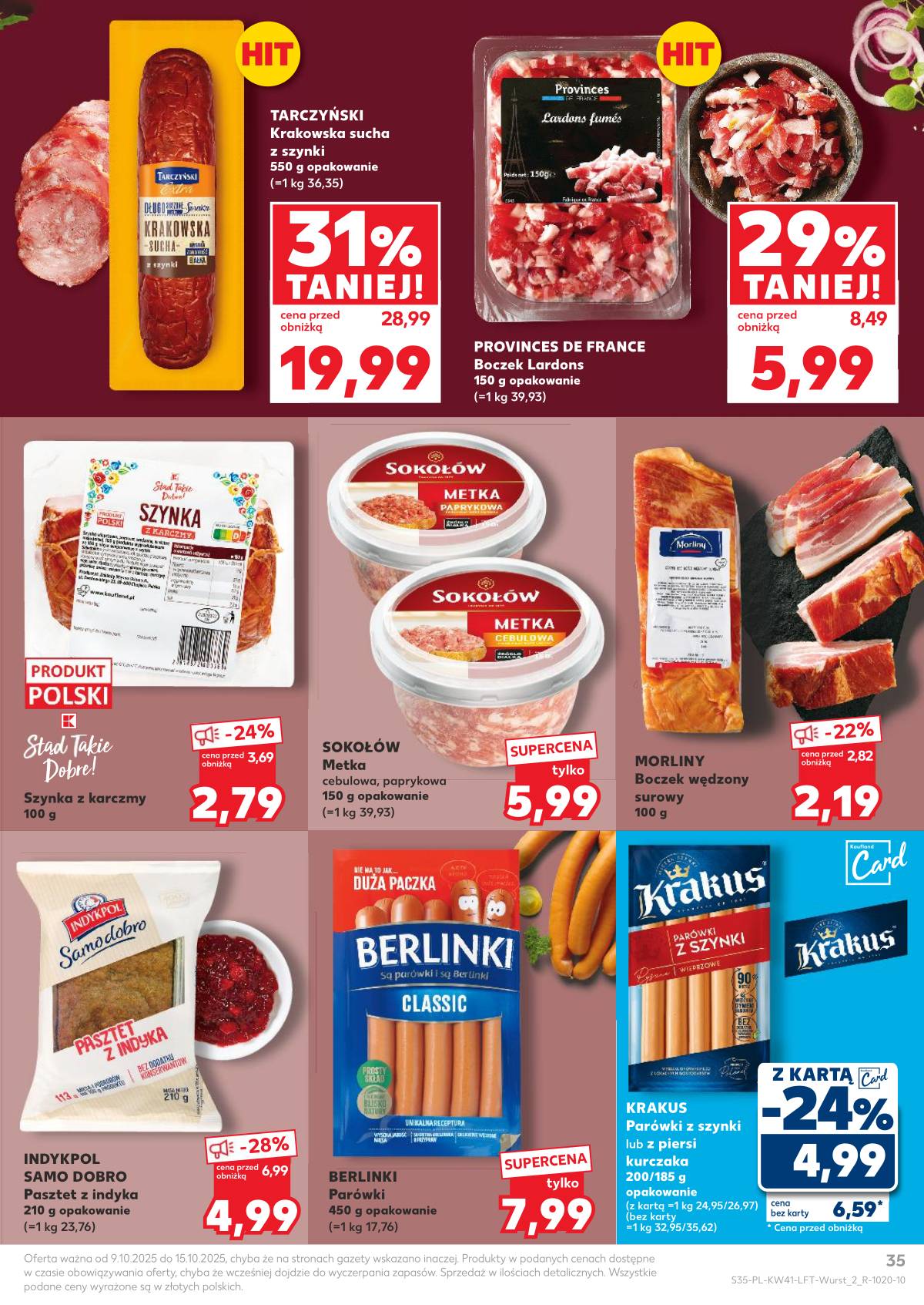 Kaufland - Gazetka tygodnia 35 puslapis