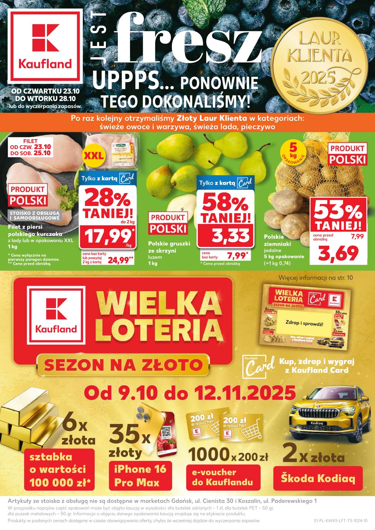 Kaufland - Gazetka tygodnia 1 puslapis