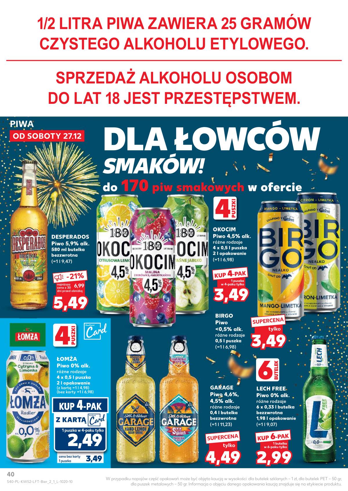 Kaufland - Gazetka tygodnia 40 puslapis