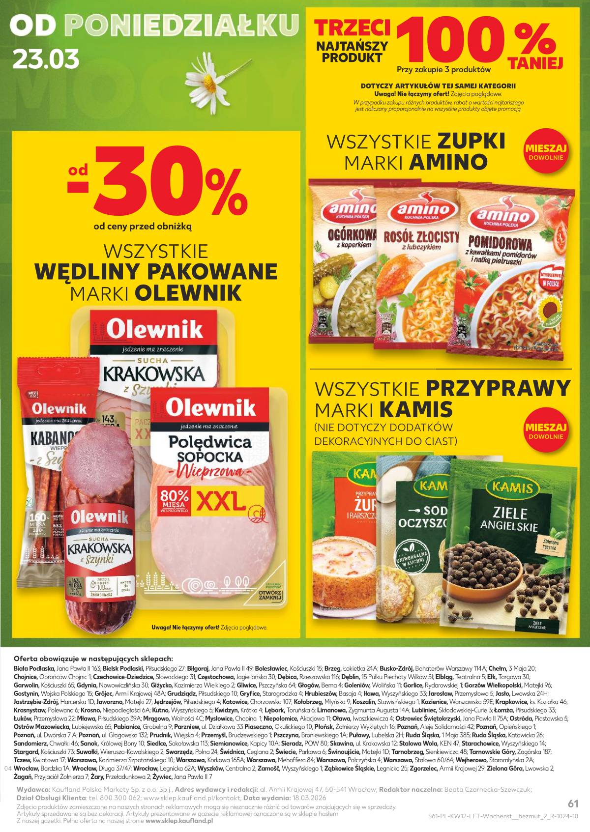 Kaufland - Gazetka tygodnia 61 puslapis