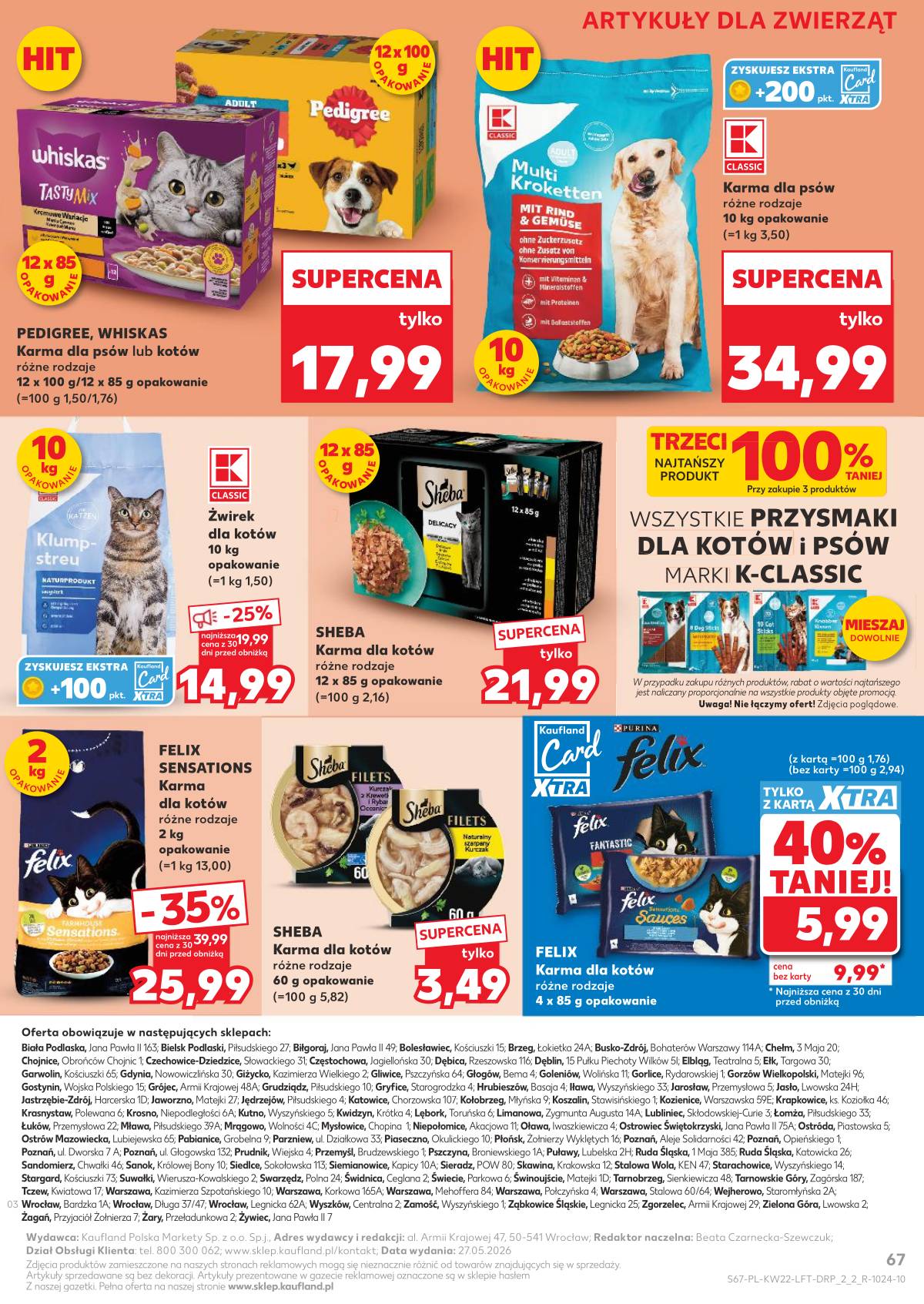 Kaufland - Gazetka tygodnia 67 puslapis