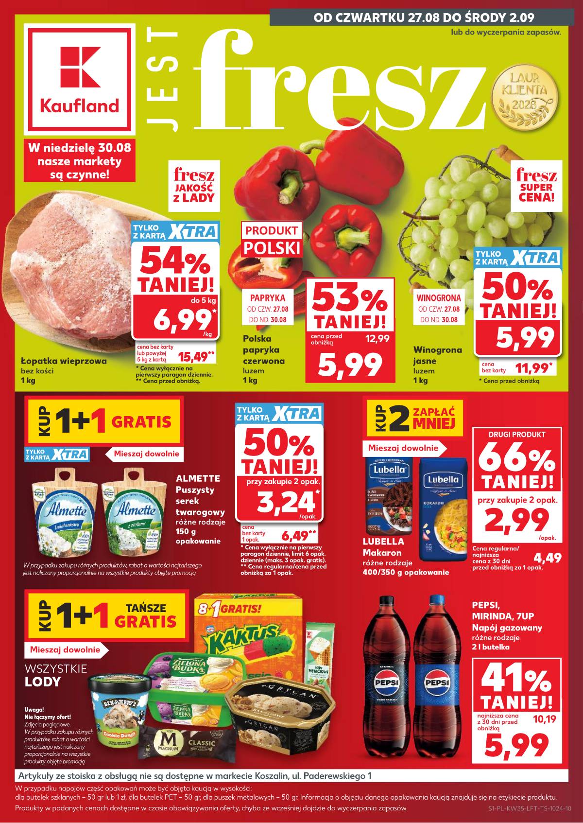 Kaufland - Gazetka tygodnia 1 puslapis