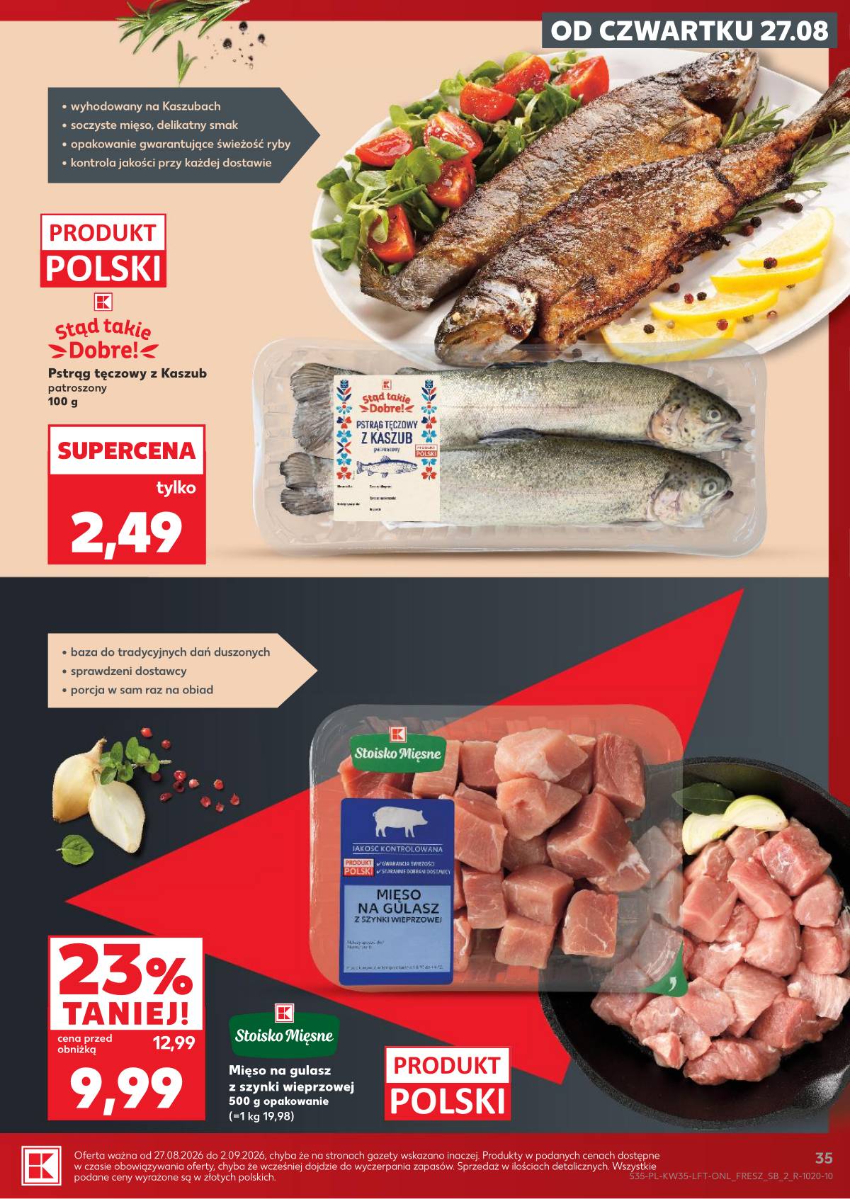 Kaufland - Gazetka tygodnia 35 puslapis