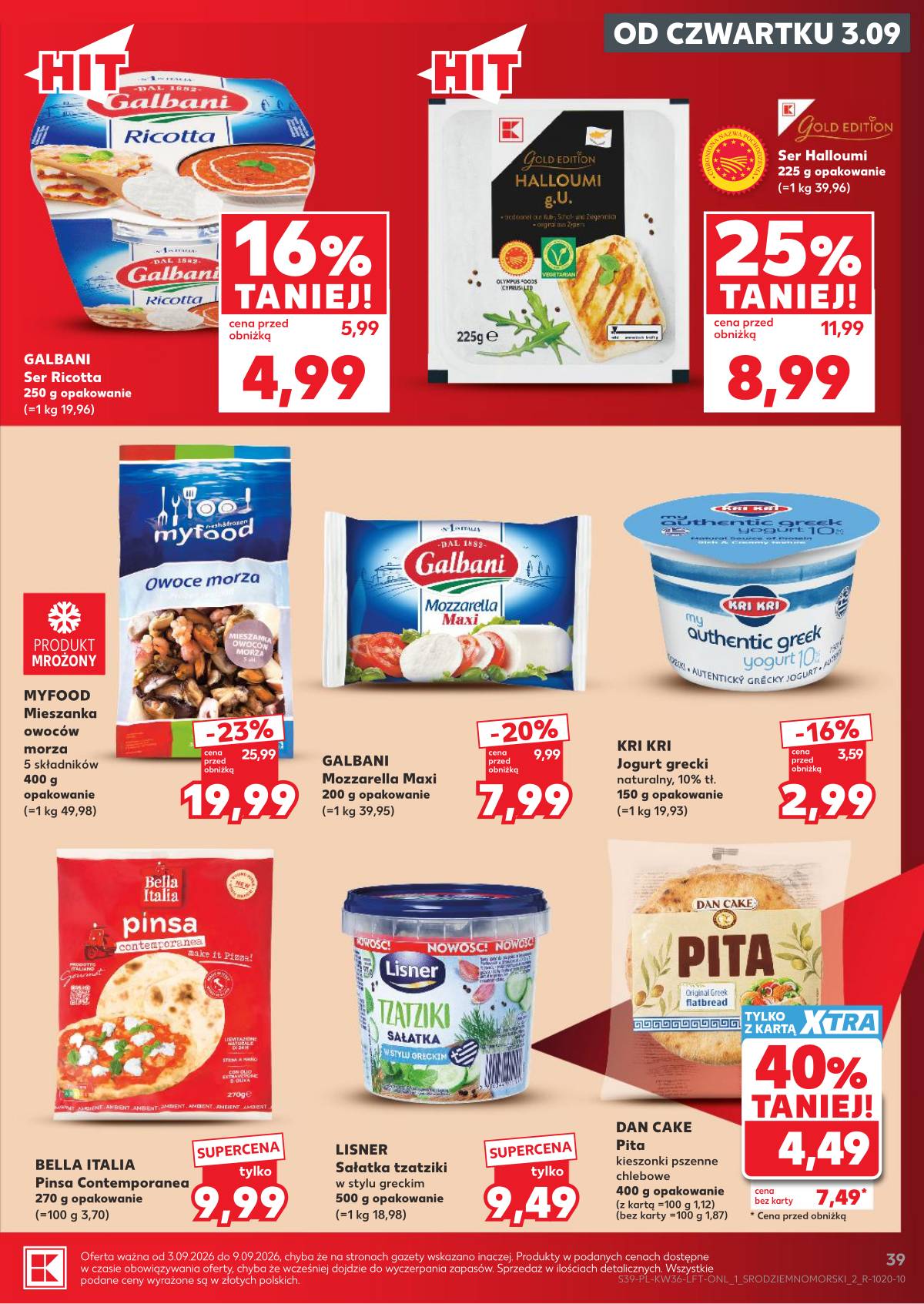Kaufland - Gazetka tygodnia 39 puslapis