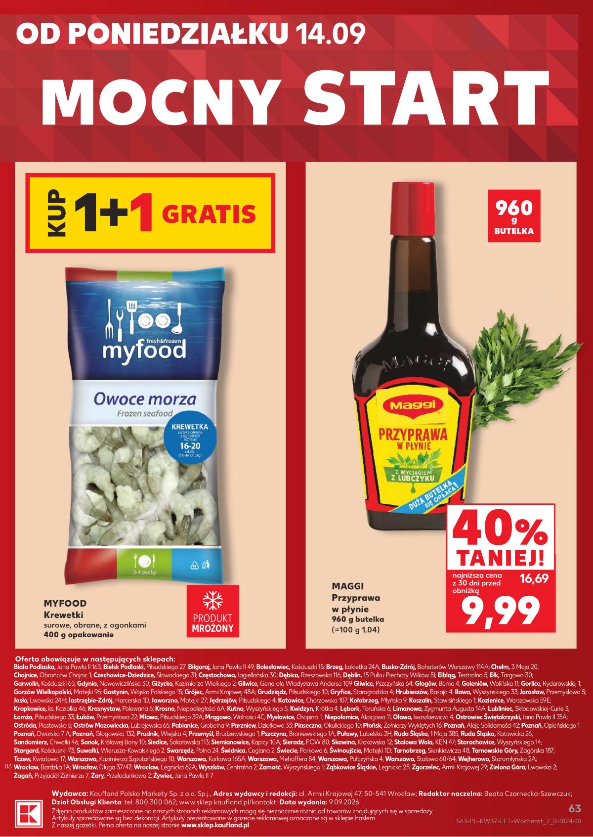 Kaufland - Gazetka tygodnia 63 puslapis