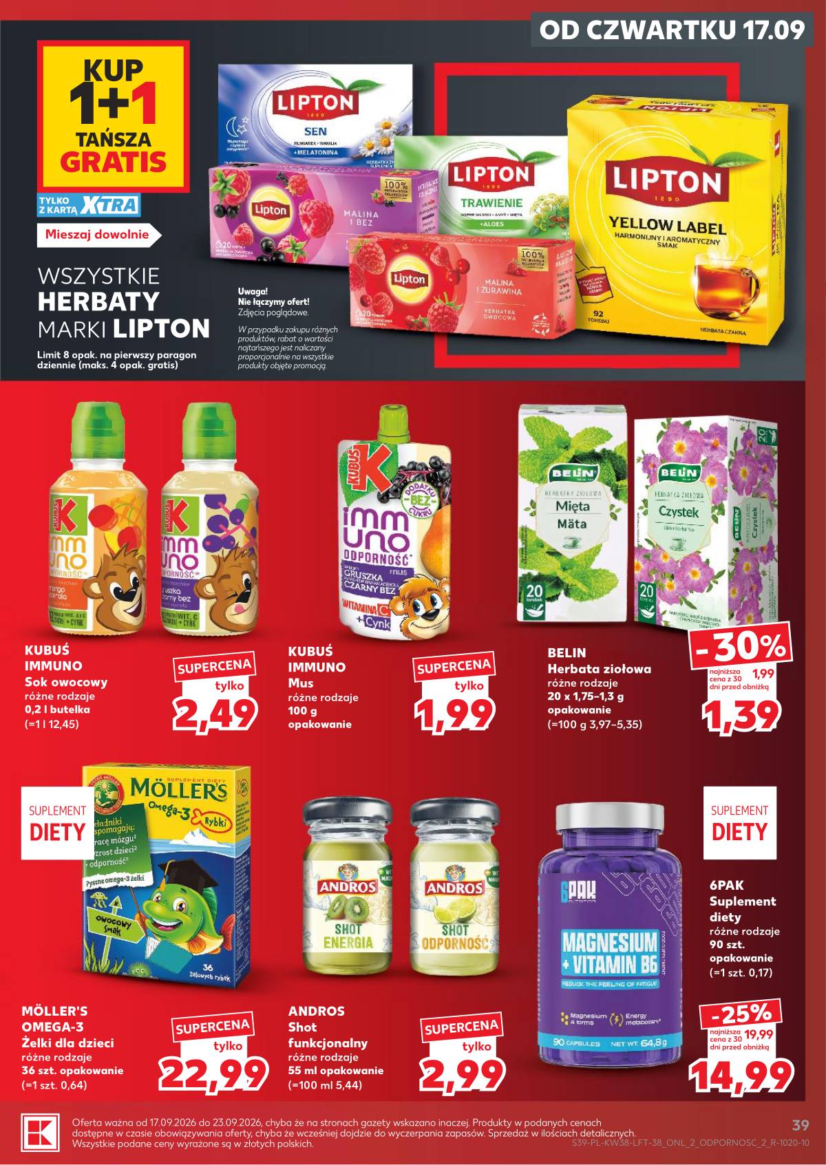 Kaufland - Gazetka tygodnia 39 puslapis