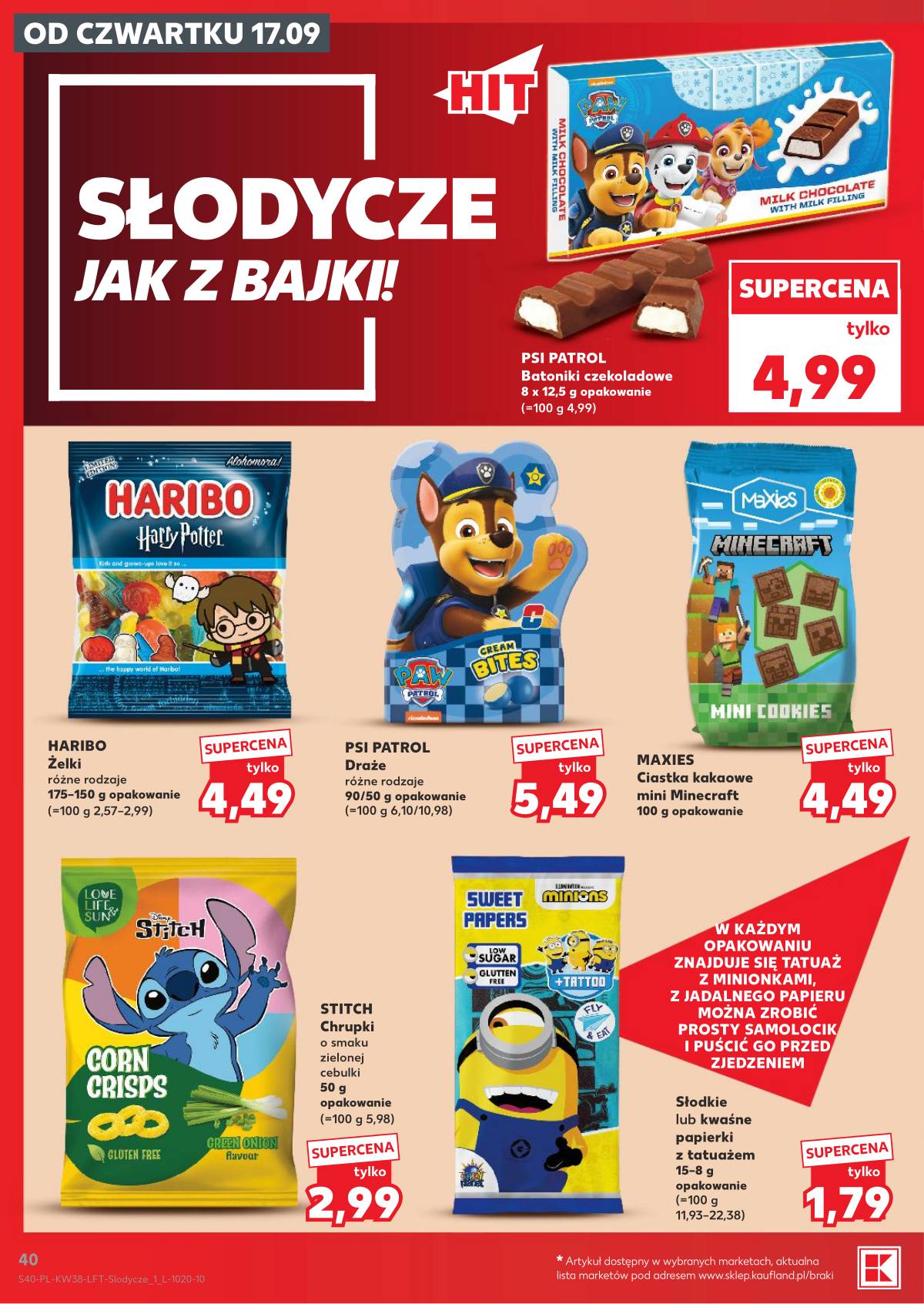 Kaufland - Gazetka tygodnia 40 puslapis
