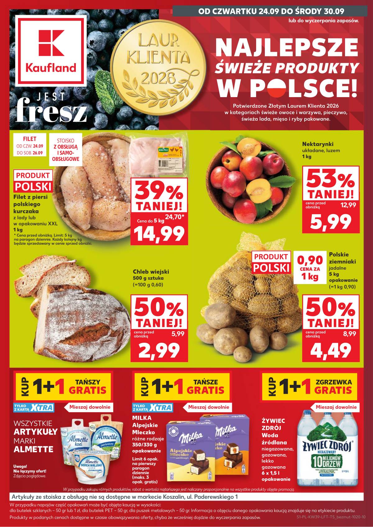 Kaufland - Gazetka tygodnia 1 puslapis