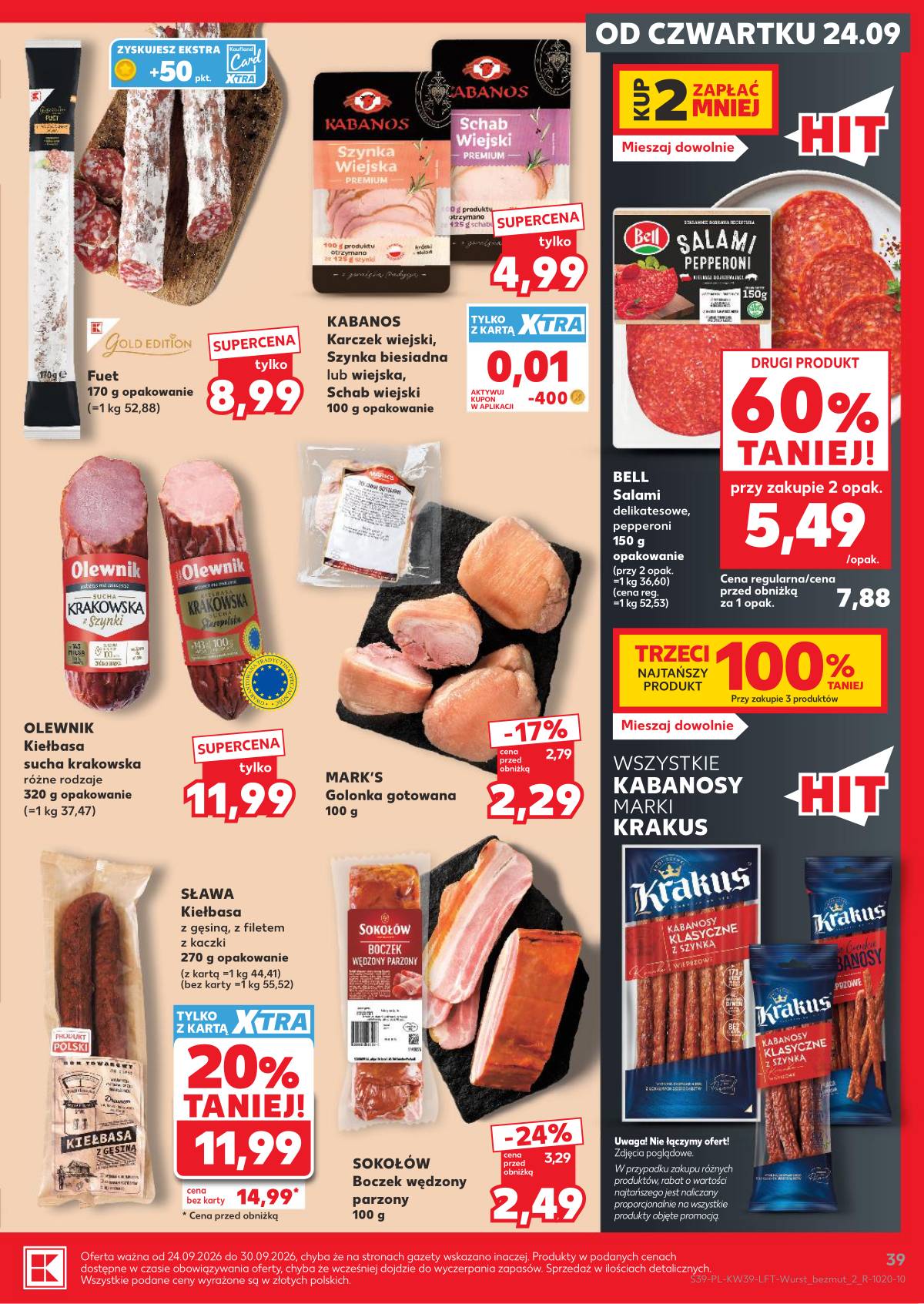 Kaufland - Gazetka tygodnia 39 puslapis