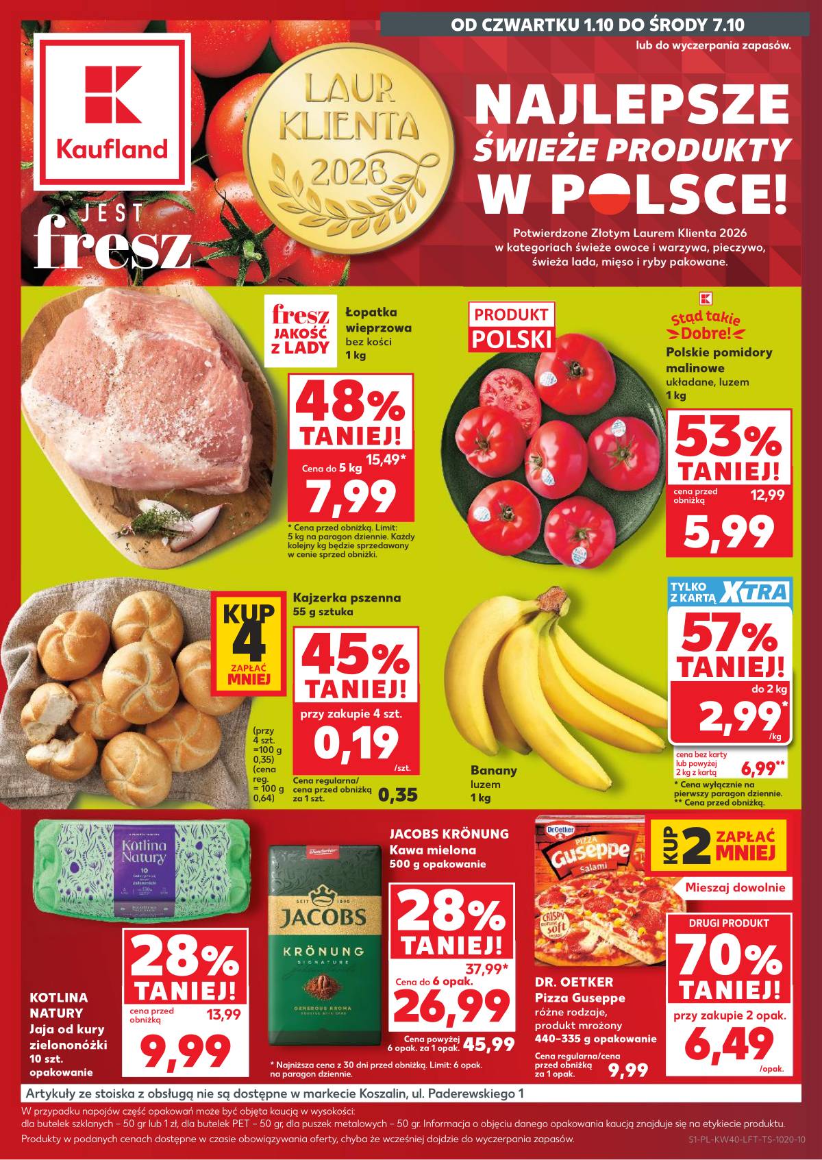 Kaufland - Gazetka tygodnia 1 puslapis