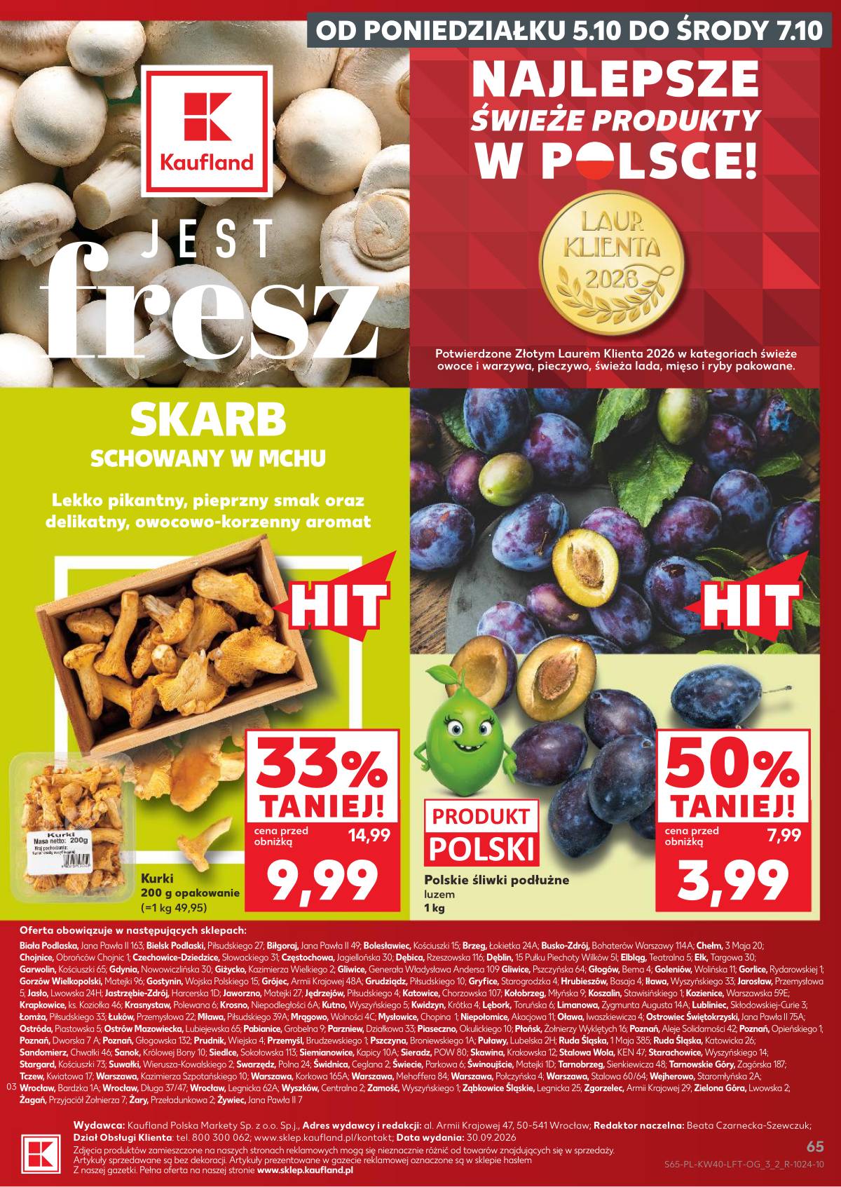 Kaufland - Gazetka tygodnia 65 puslapis
