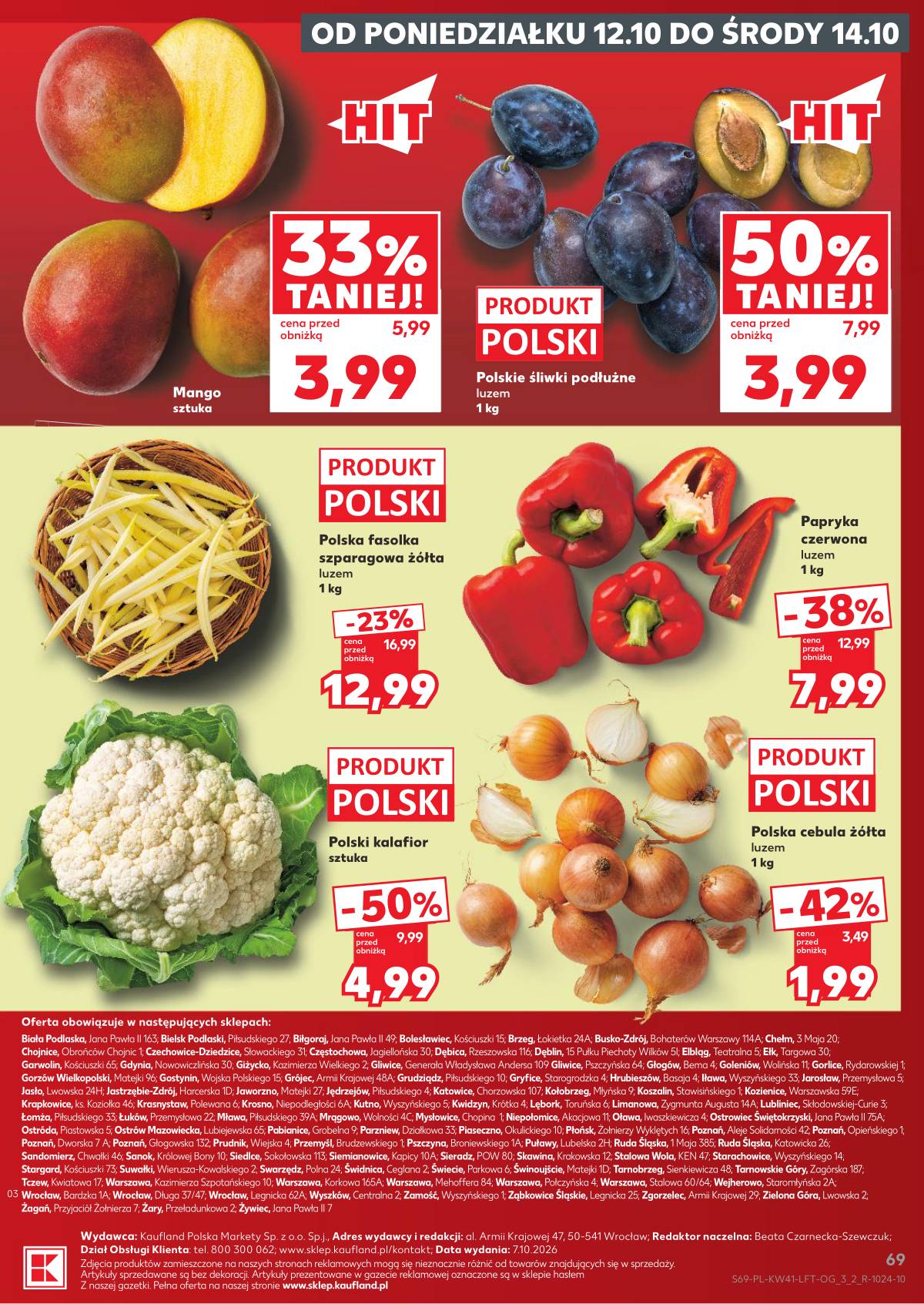 Kaufland - Gazetka tygodnia 69 puslapis