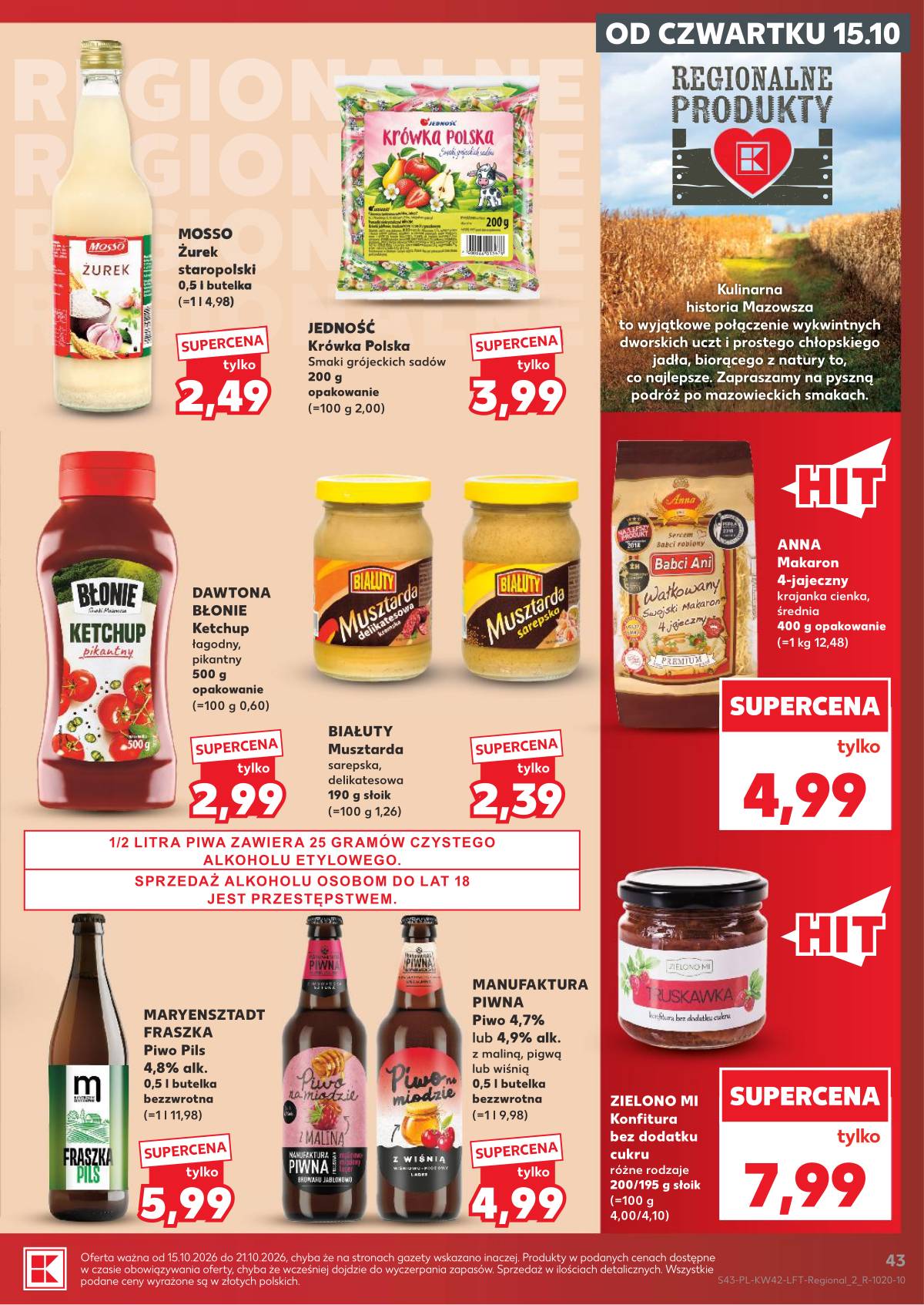 Kaufland - Gazetka tygodnia 43 puslapis