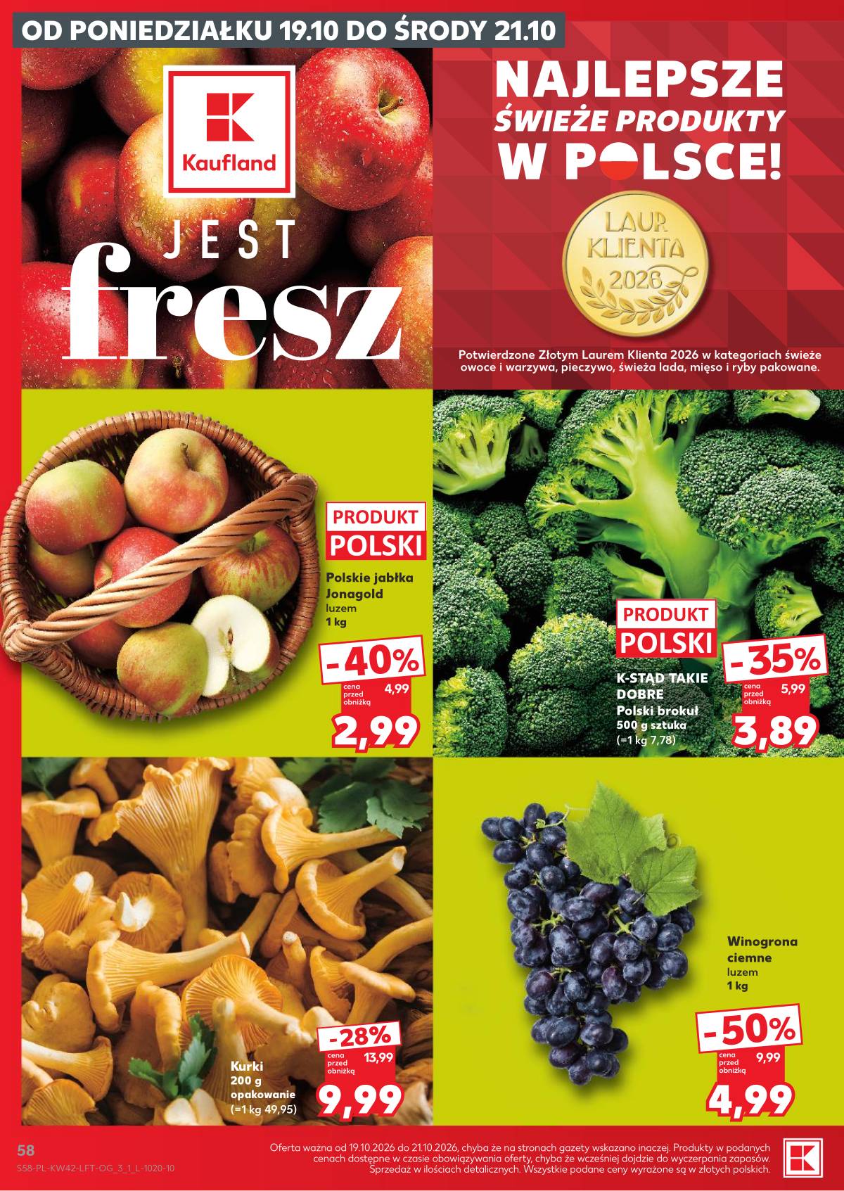 Kaufland - Gazetka tygodnia 58 puslapis