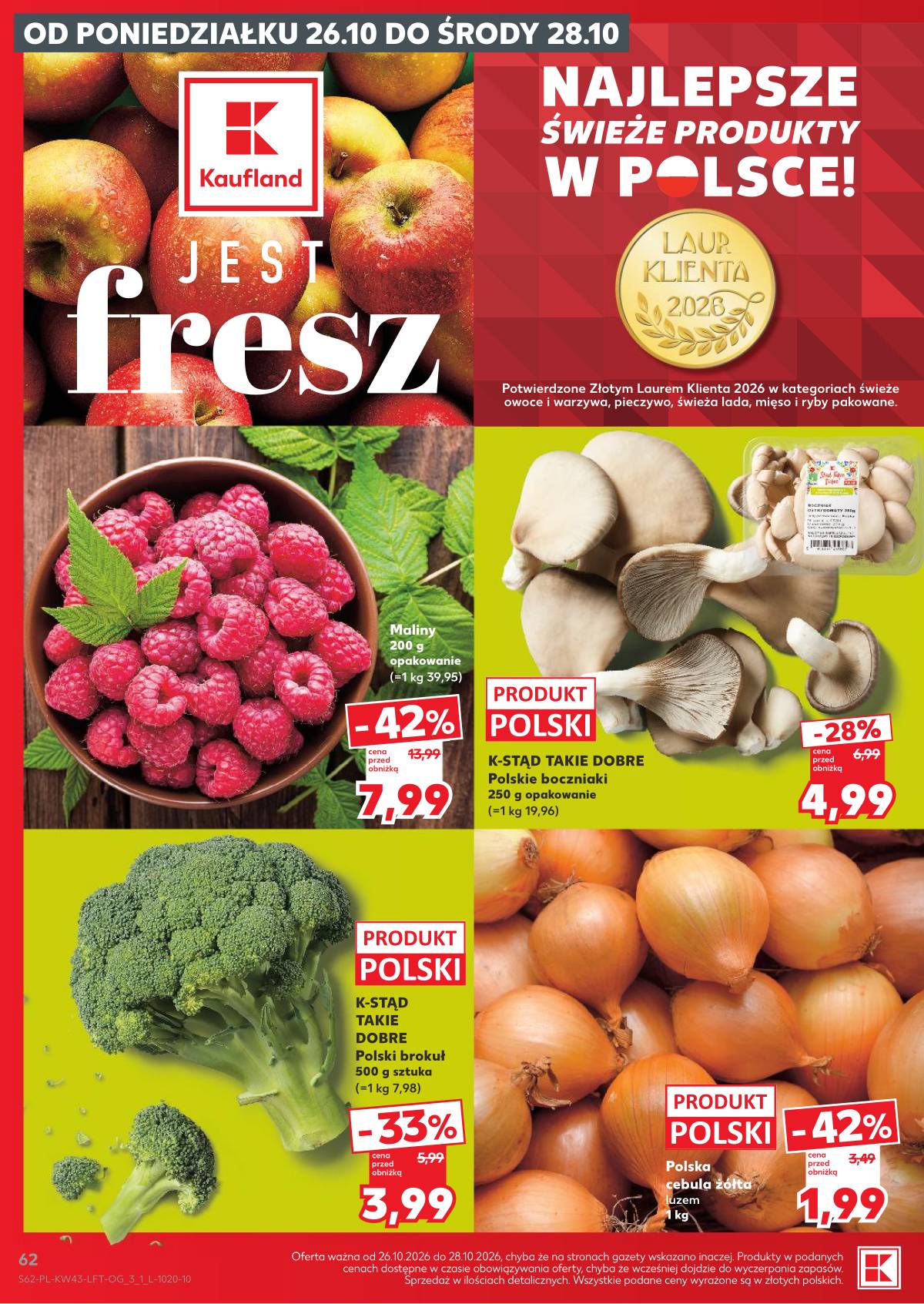 Kaufland - Gazetka tygodnia 62 puslapis