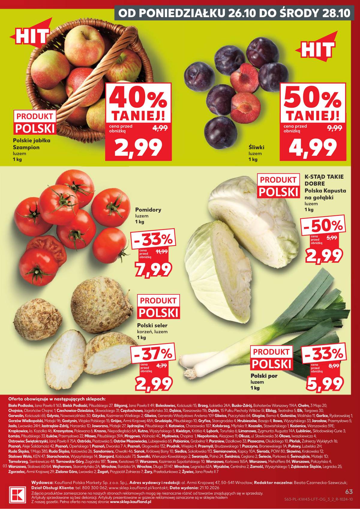 Kaufland - Gazetka tygodnia 63 puslapis