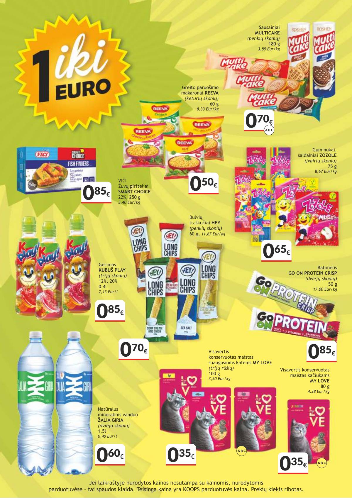 Koops - KOOPS akcijų leidinys | 2025-09-01 - 2025-09-14 2 puslapis