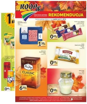 Koops - KOOPS akcijų leidinys | 2025-10-13 - 2025-10-26 2025-10-13 – 2025-10-26