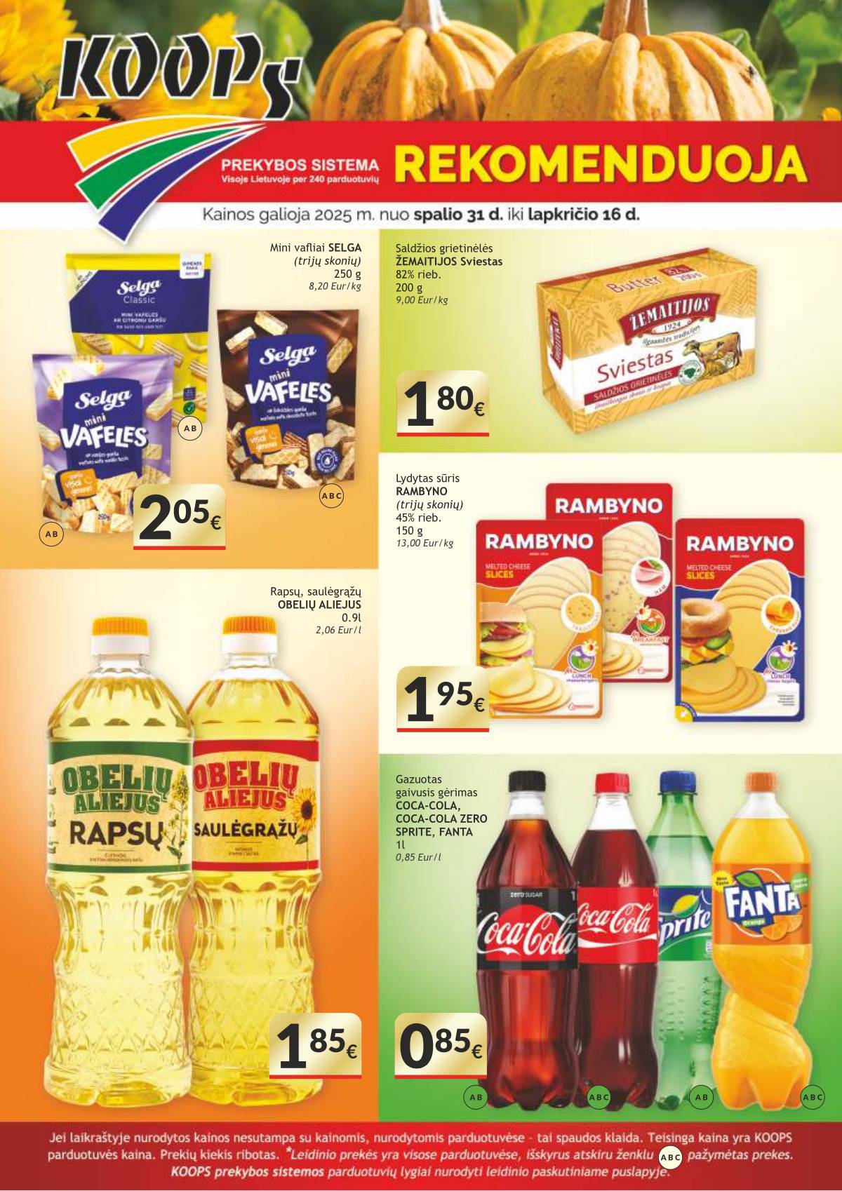 Koops - KOOPS akcijų leidinys | 2025-10-31 - 2025-11-16 1 puslapis