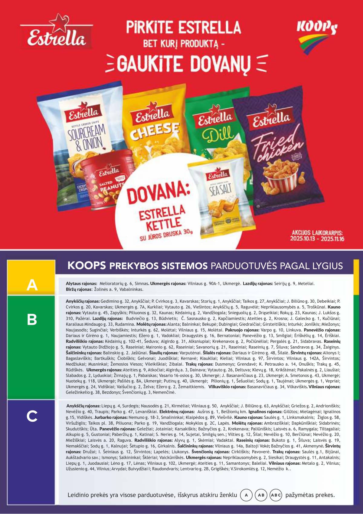 Koops - KOOPS akcijų leidinys | 2025-10-31 - 2025-11-16 16 puslapis