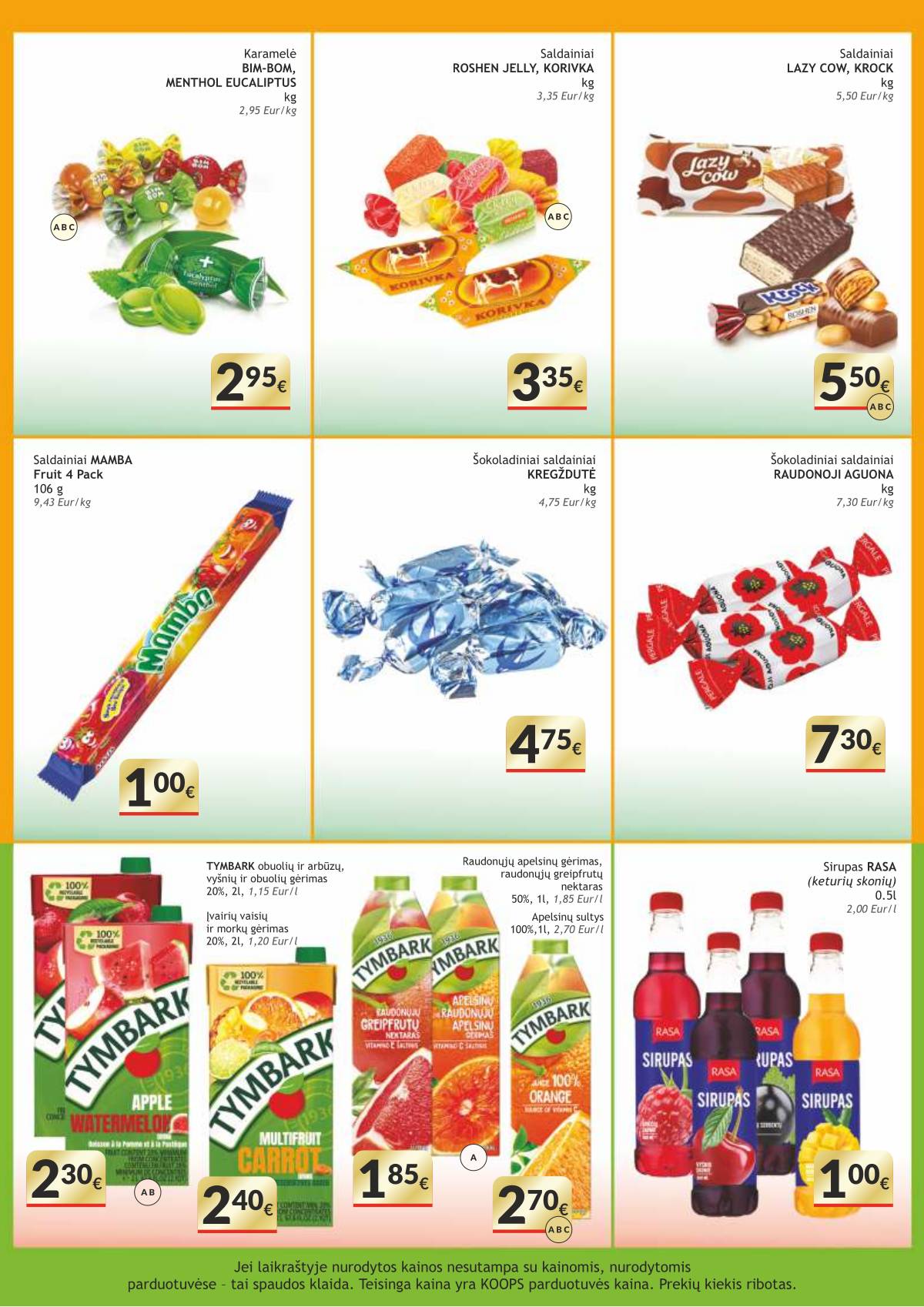 Koops - KOOPS akcijų leidinys 8 puslapis