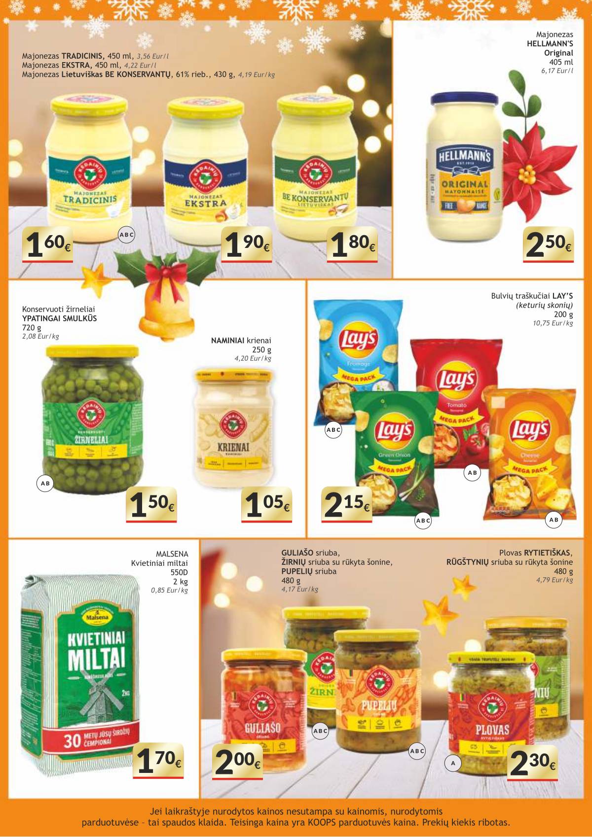 Koops - KOOPS akcijų leidinys 2025-12-15 - 2025-12-31 16 puslapis