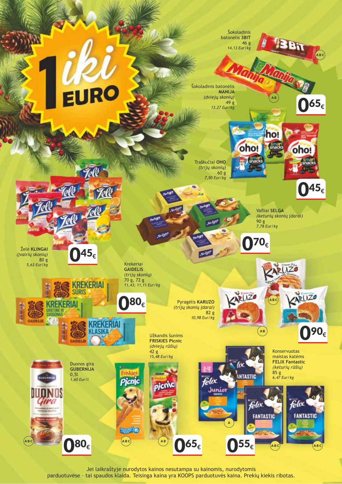 Koops - KOOPS akcijų leidinys 2025-12-15 - 2025-12-31 2 puslapis