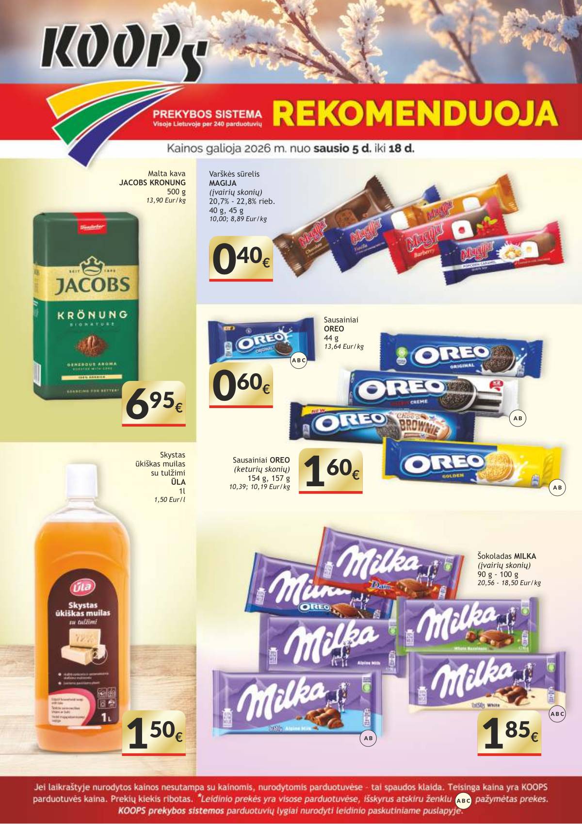 Koops - KOOPS akcijų leidinys 1 puslapis