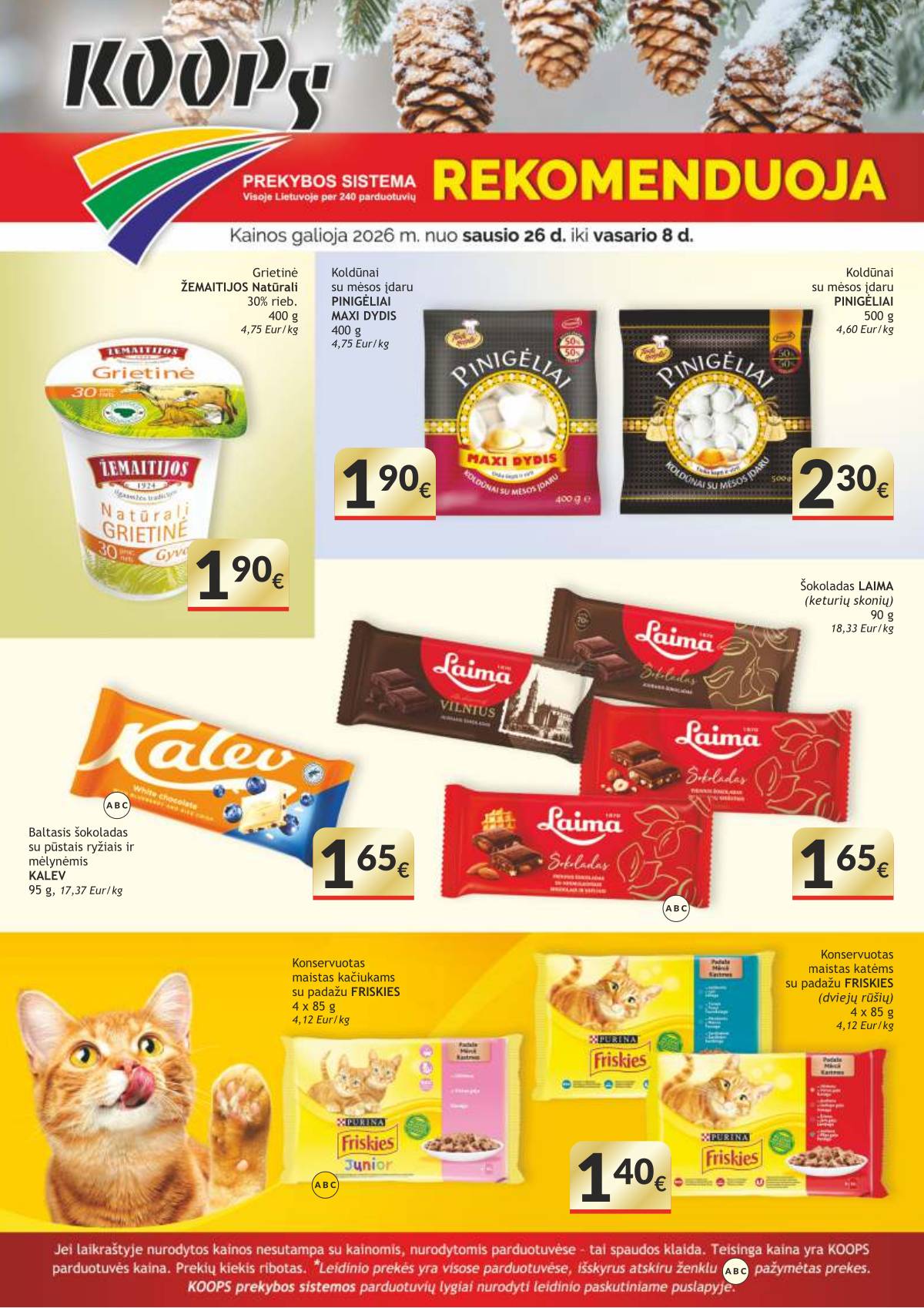 Koops - KOOPS akcijų leidinys 1 puslapis