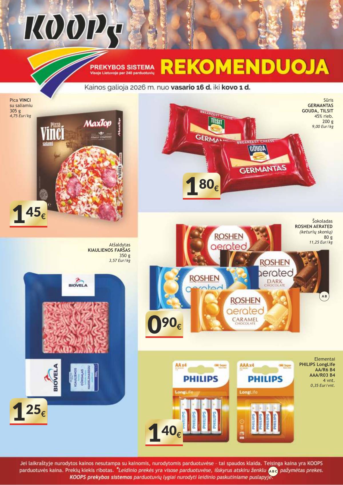 Koops - KOOPS akcijų leidinys | 2026-02-16 - 2026-03-01 1 puslapis