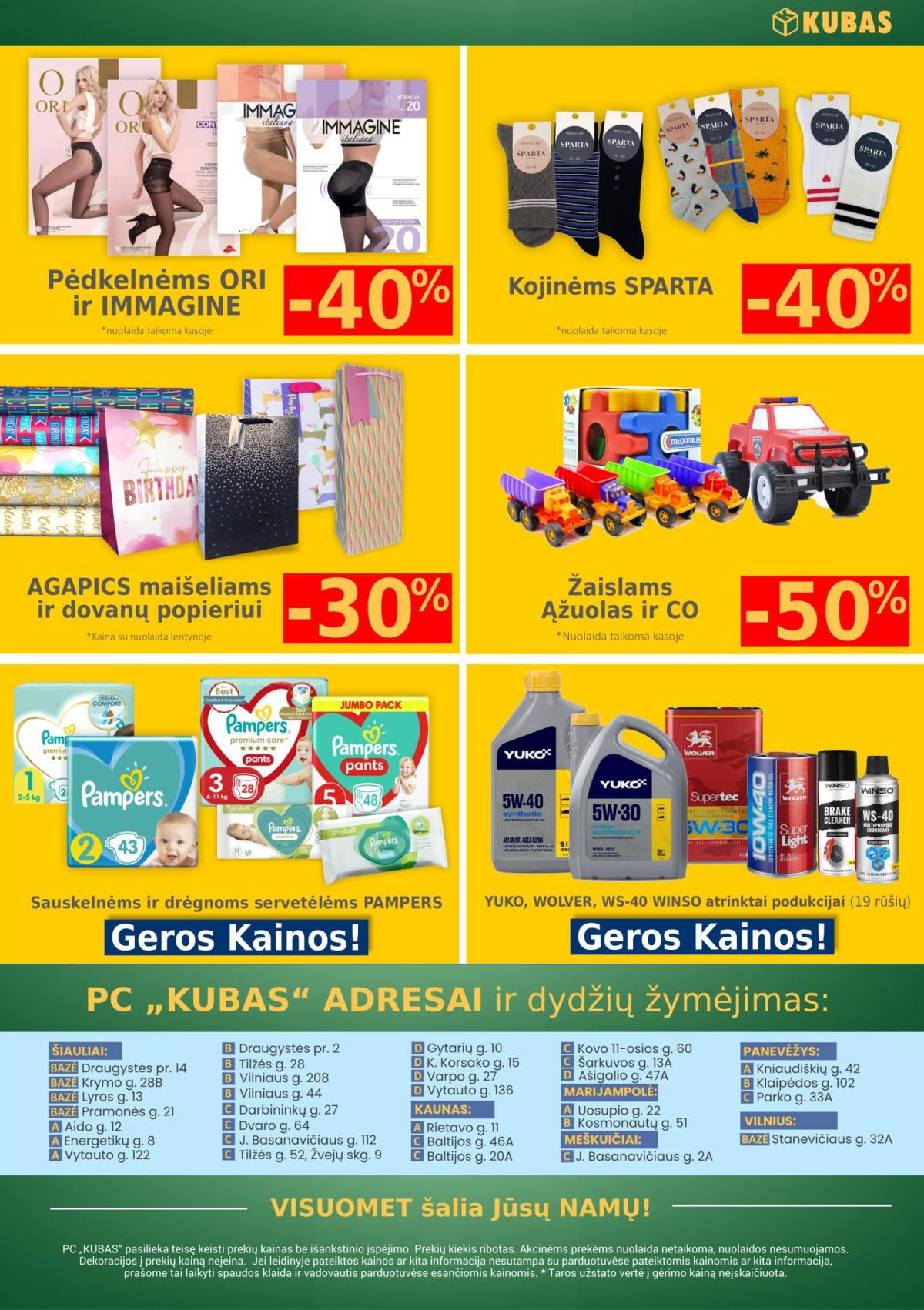 KUBAS - KUBAS akcijų leidinys 19 puslapis