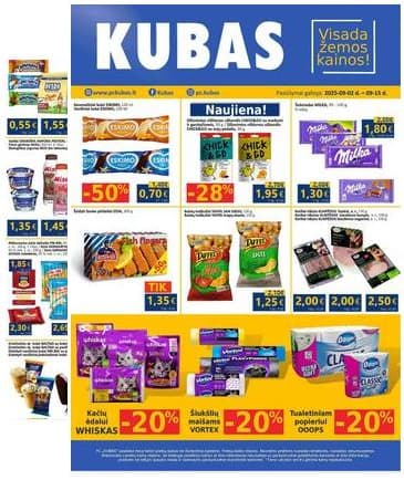 KUBAS - KUBAS akcijų leidinys 2025-09-02 – 2025-09-15